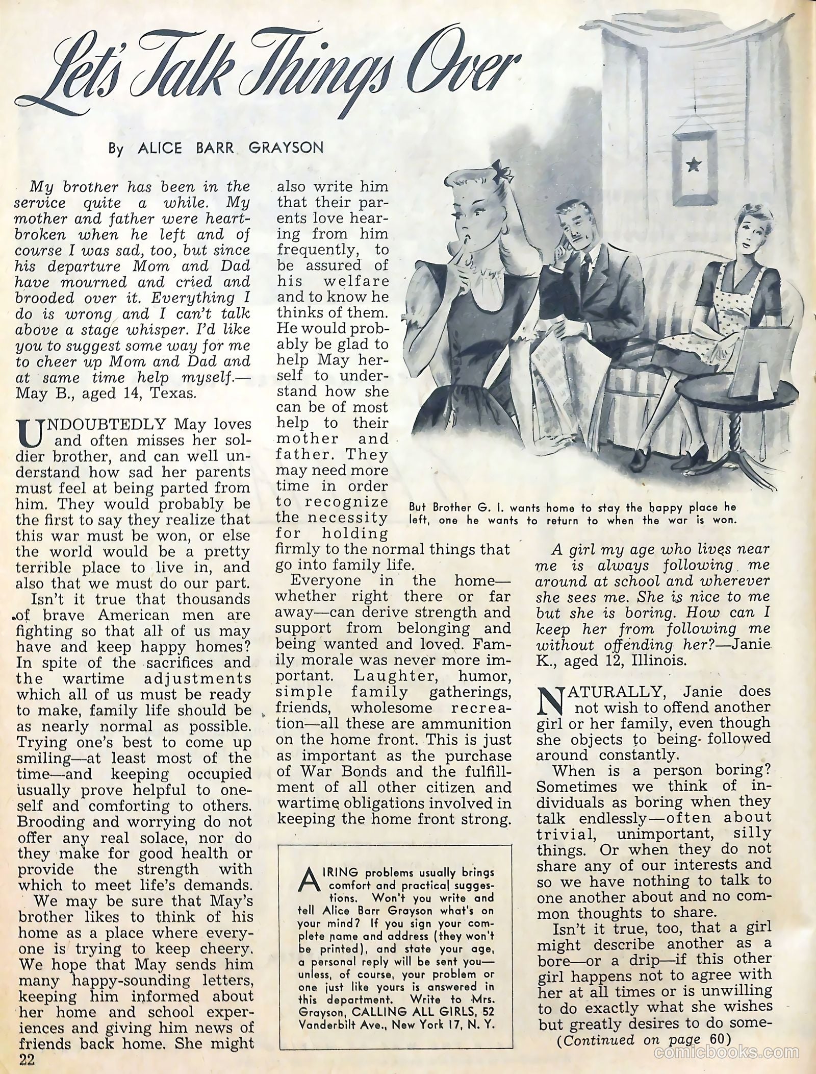 Calling All Girls #30 (1957) — page 22 of 68