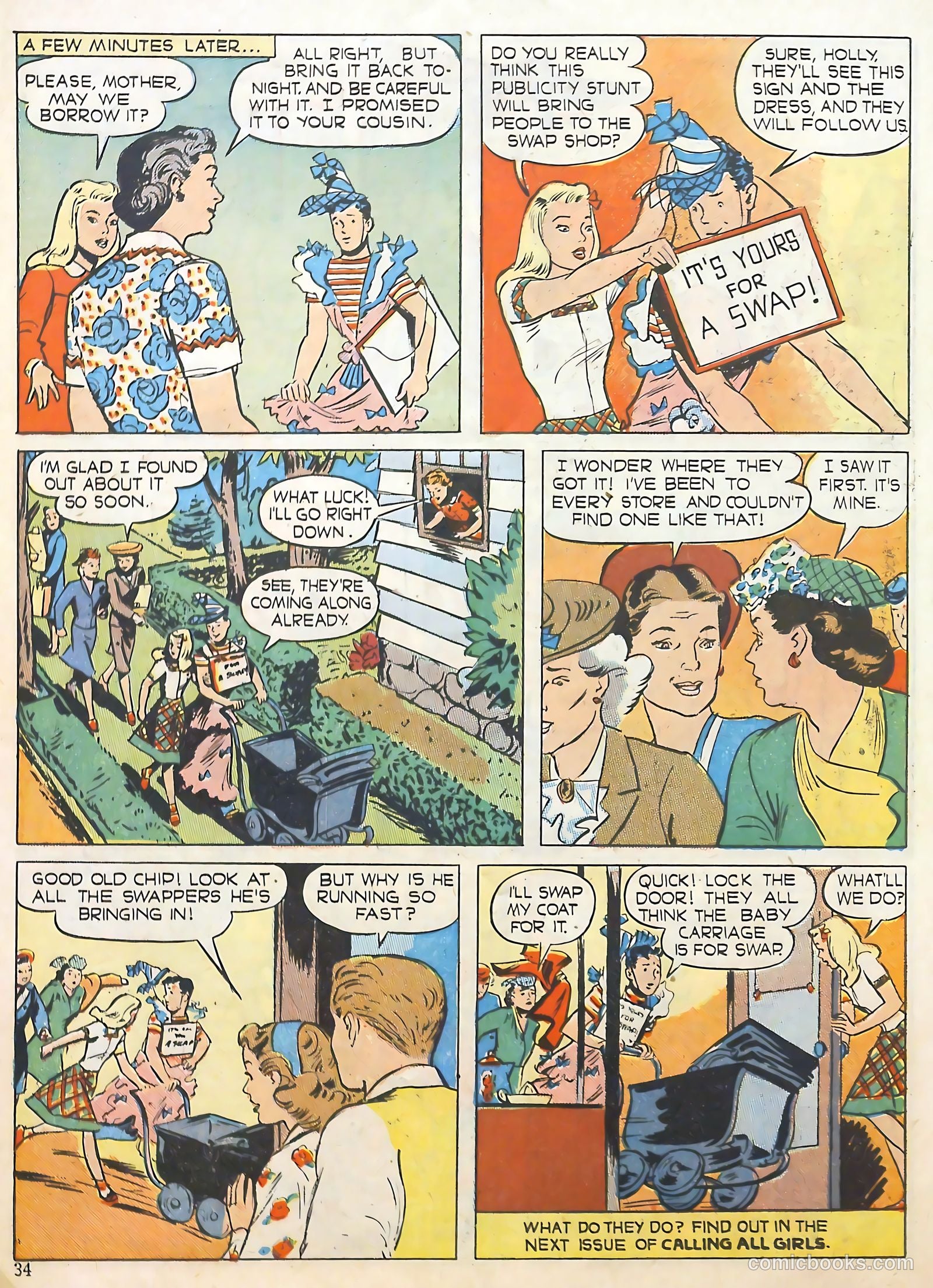 Calling All Girls #30 (1957) — page 34 of 68