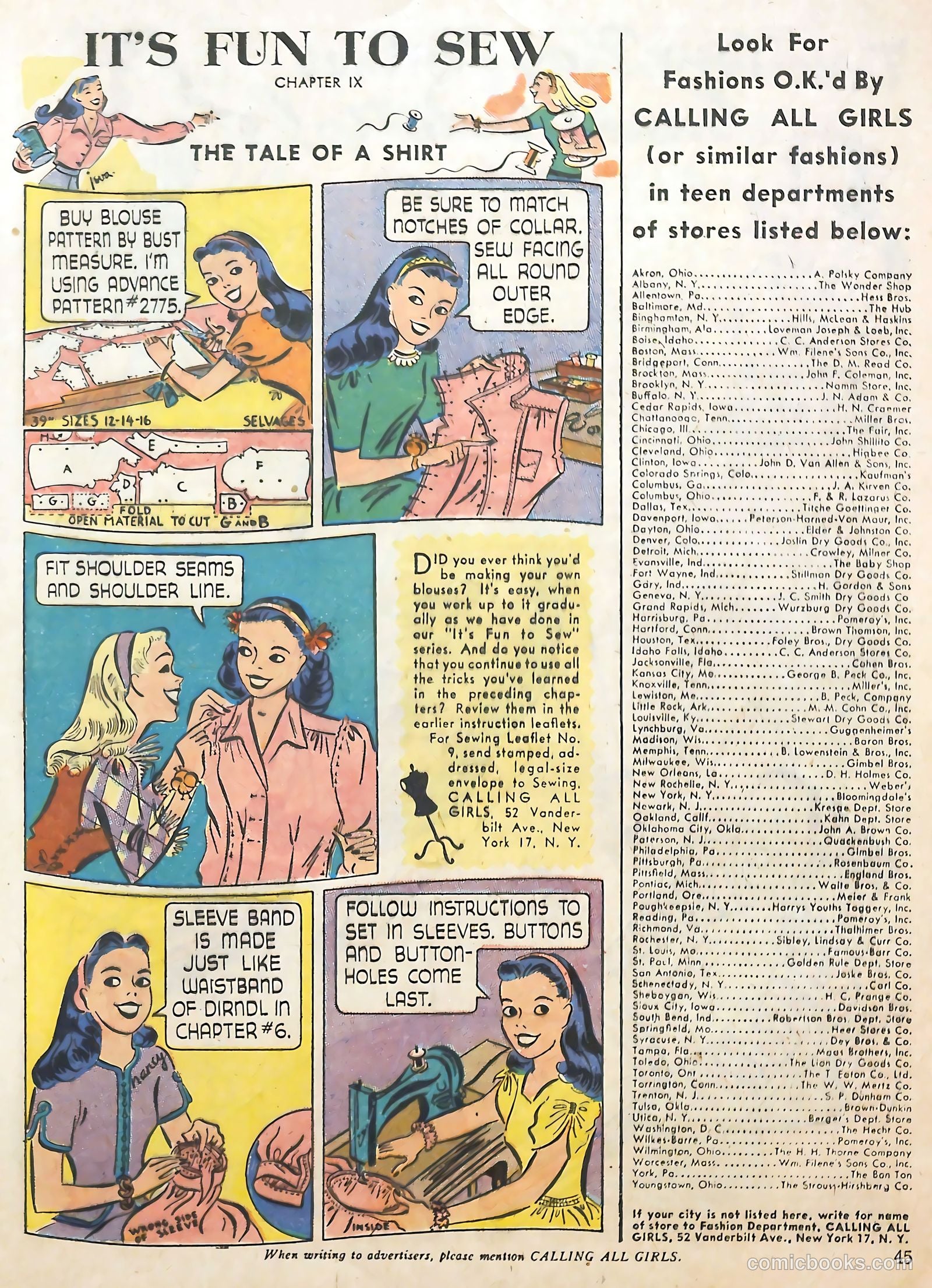 Calling All Girls #30 (1957) — page 45 of 68