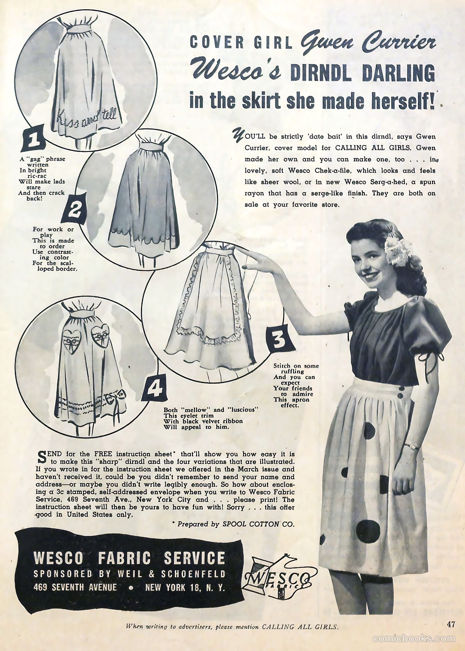 Calling All Girls #30 (1957) — page 47 of 68