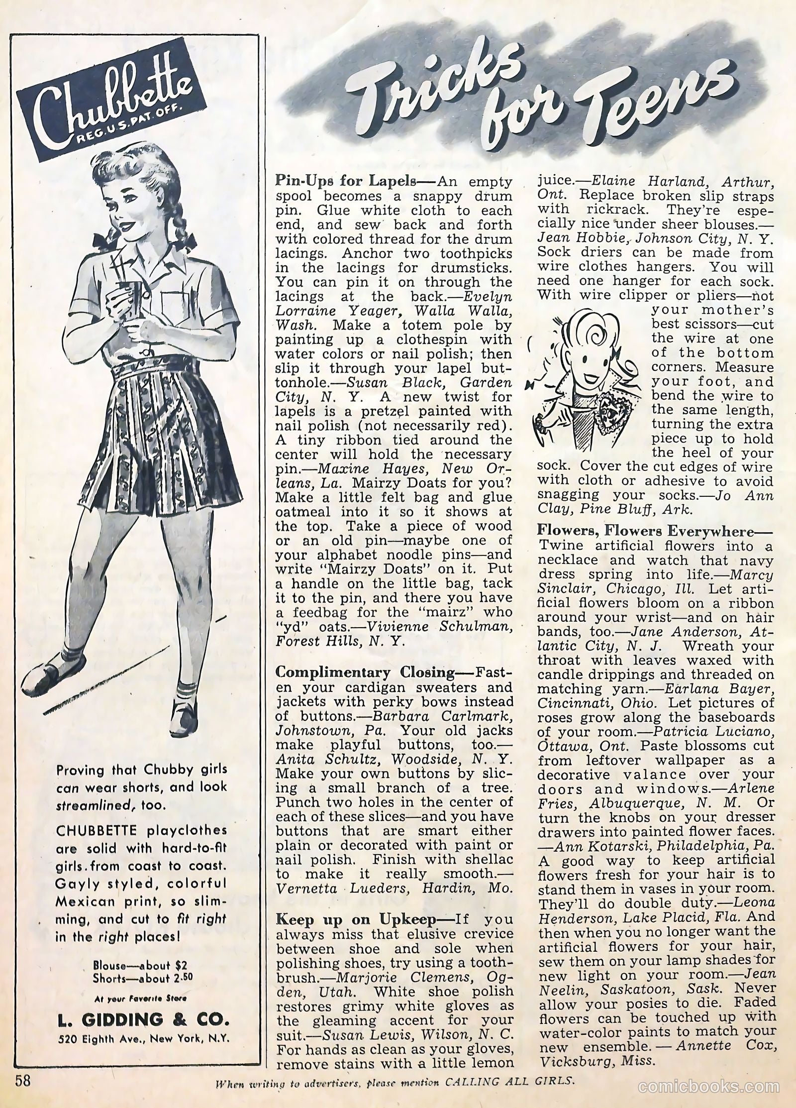 Calling All Girls #30 (1957) — page 58 of 68