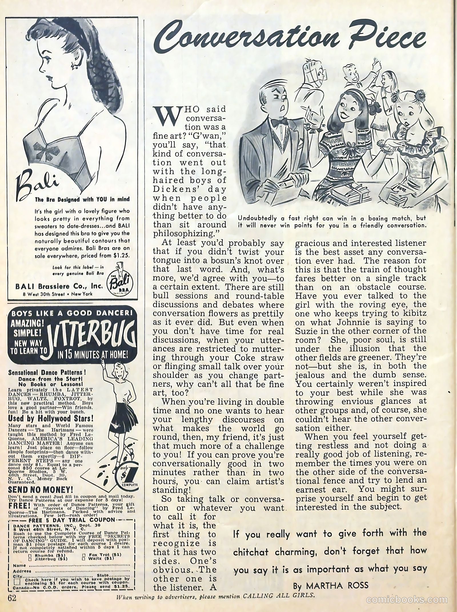 Calling All Girls #30 (1957) — page 62 of 68
