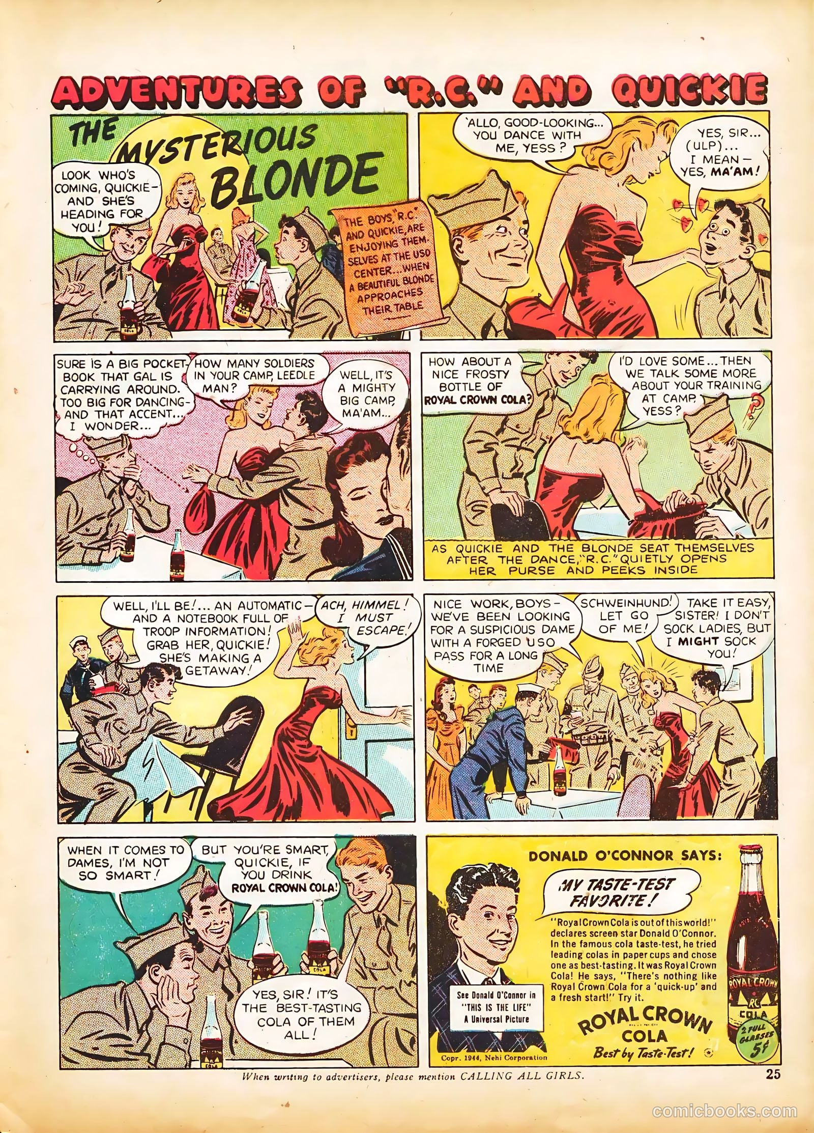 Calling All Girls #31 (1944) — page 25 of 60