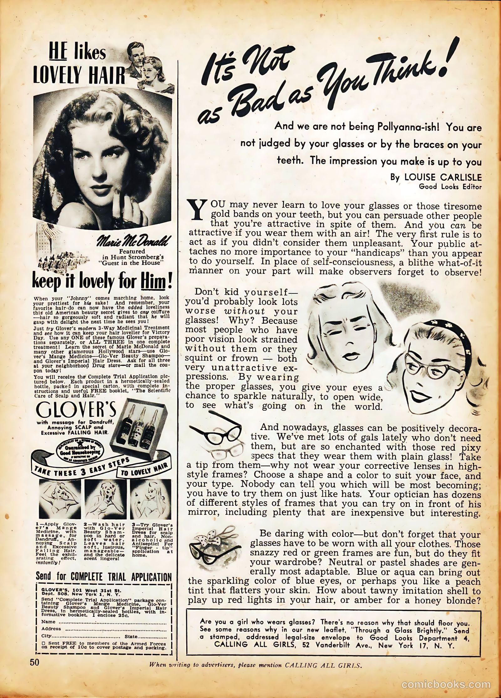 Calling All Girls #31 (1944) — page 50 of 60