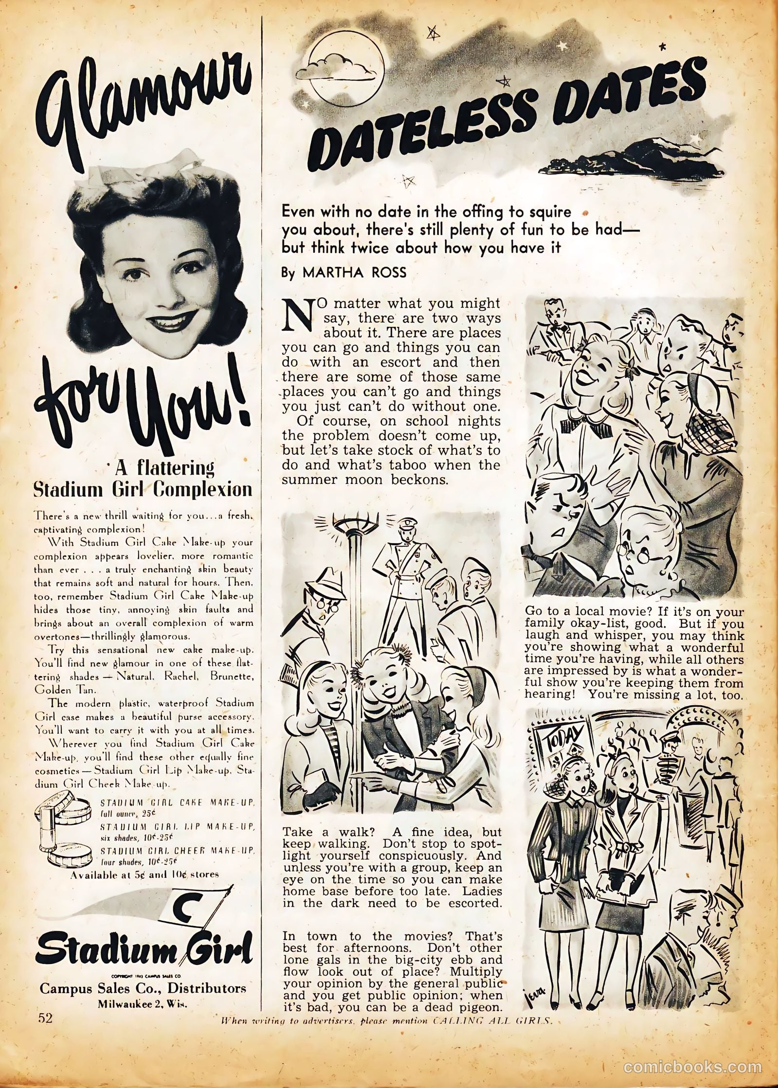 Calling All Girls #31 (1944) — page 52 of 60