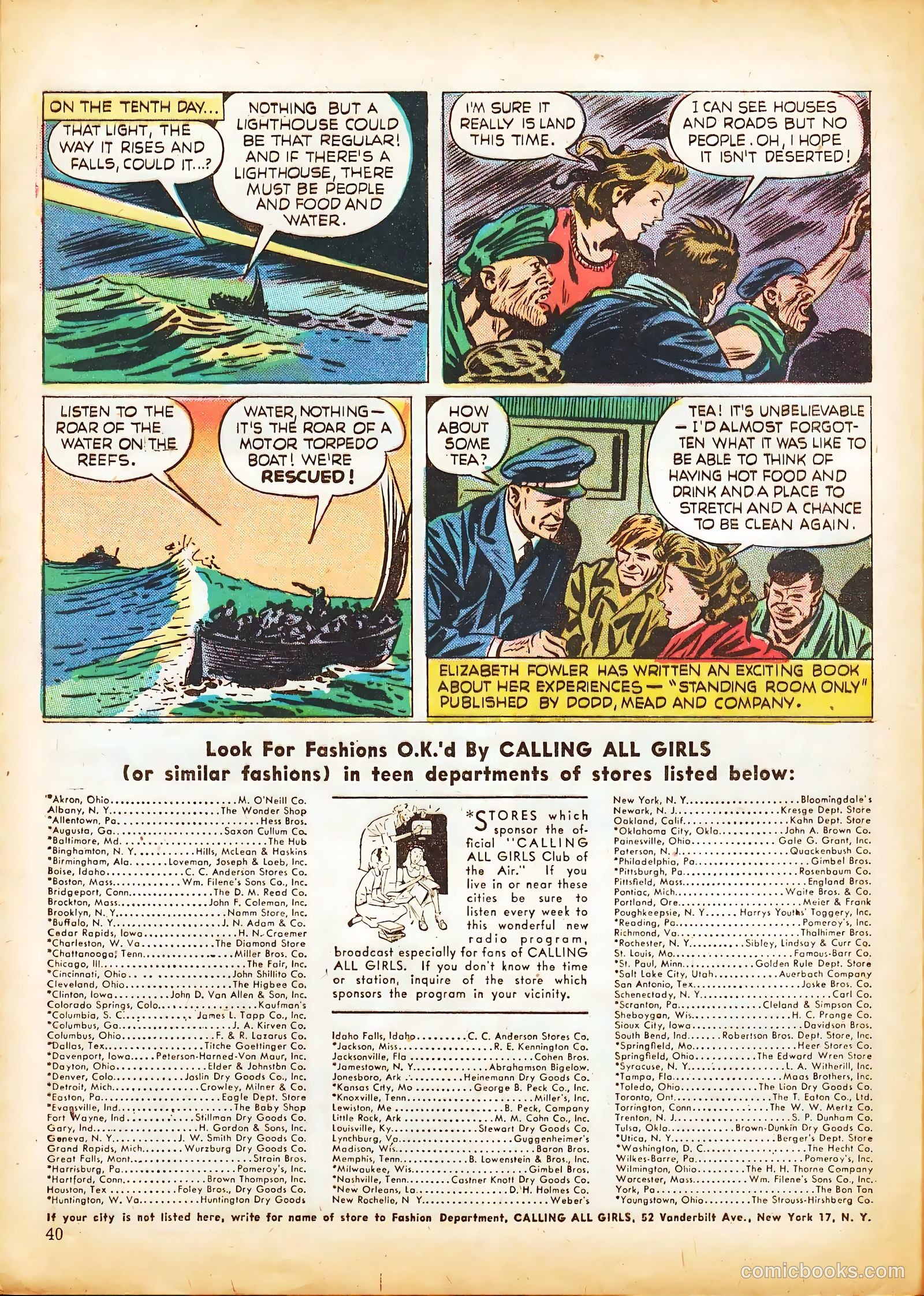 Calling All Girls #31 (1957) — page 40 of 60