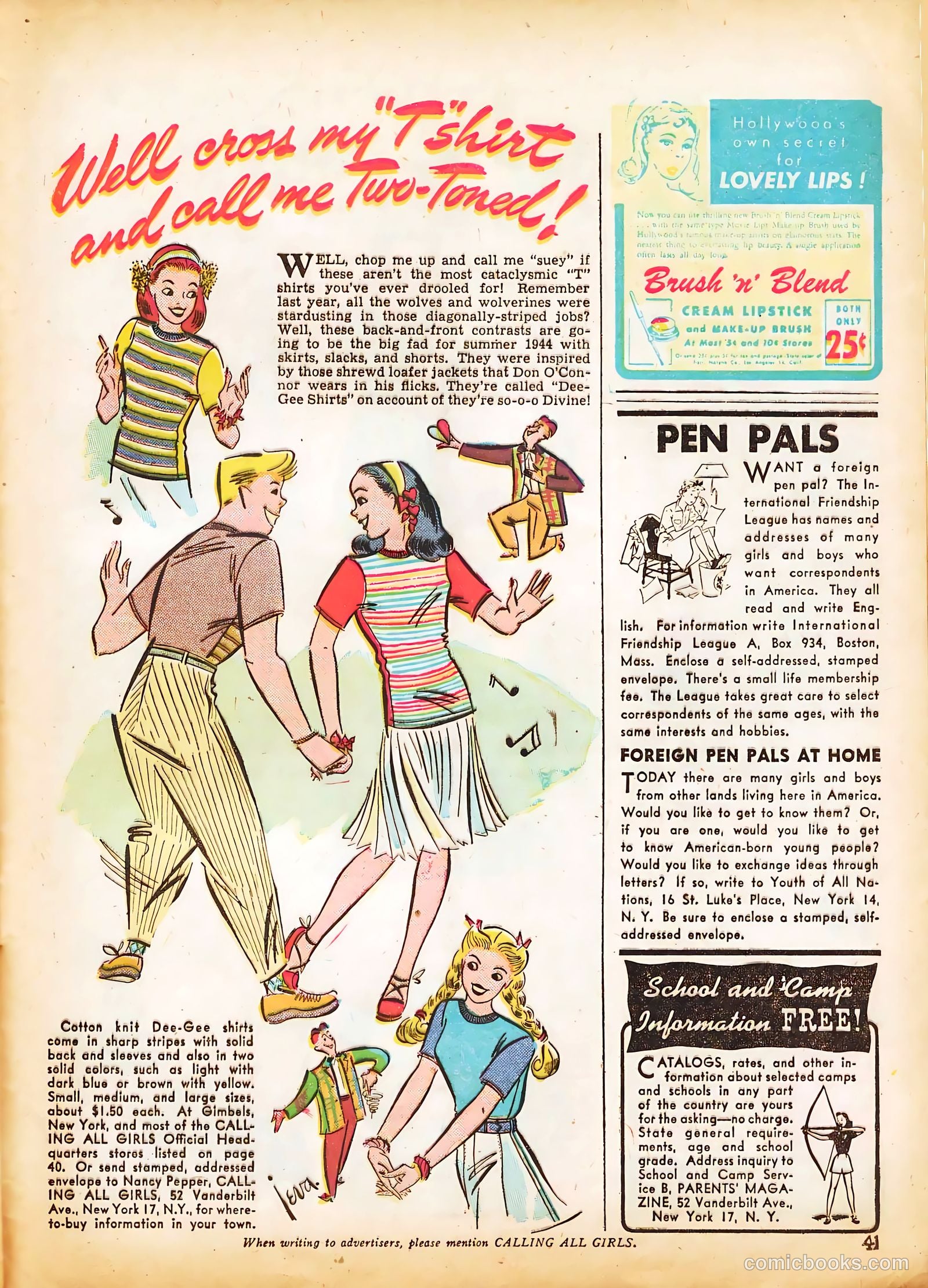 Calling All Girls #31 (1957) — page 41 of 60