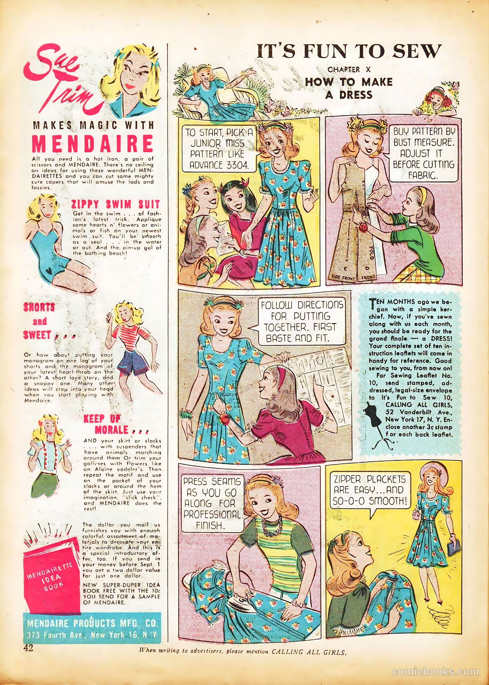 Calling All Girls #31 (1957) — page 42 of 60