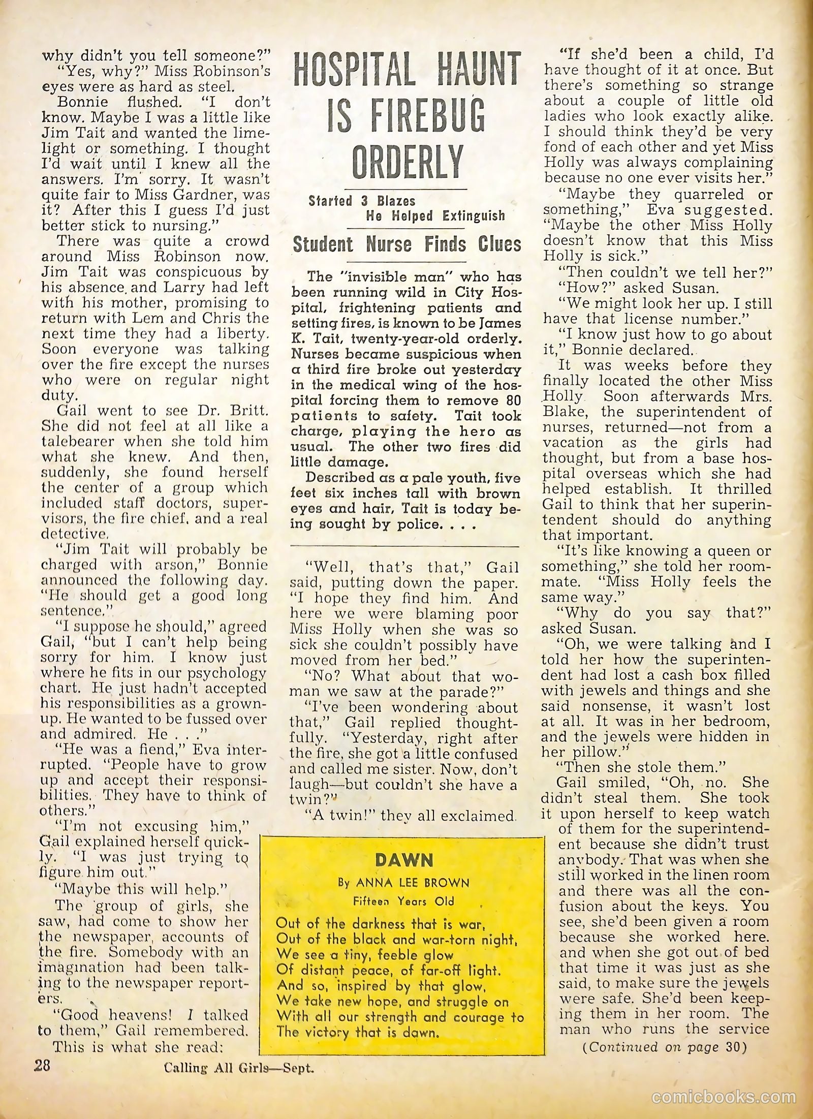 Calling All Girls #32 (1957) — page 28 of 70