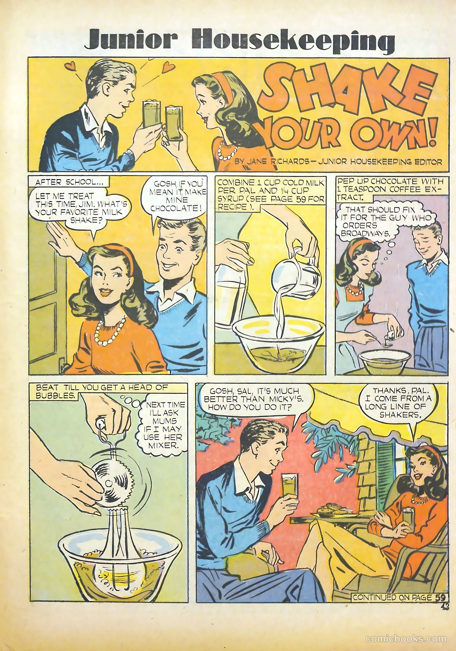 Calling All Girls #32 (1957) — page 44 of 70