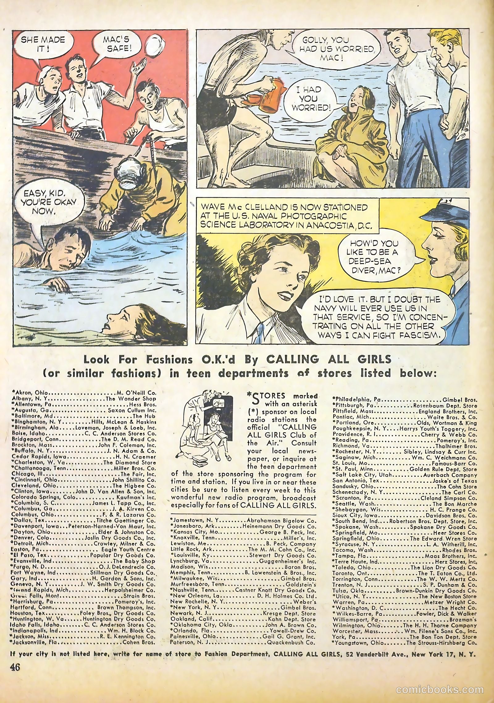 Calling All Girls #32 (1957) — page 47 of 70