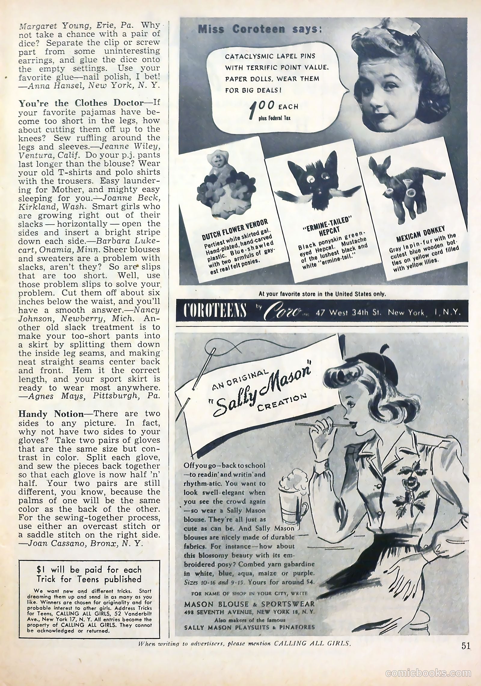 Calling All Girls #32 (1957) — page 53 of 70
