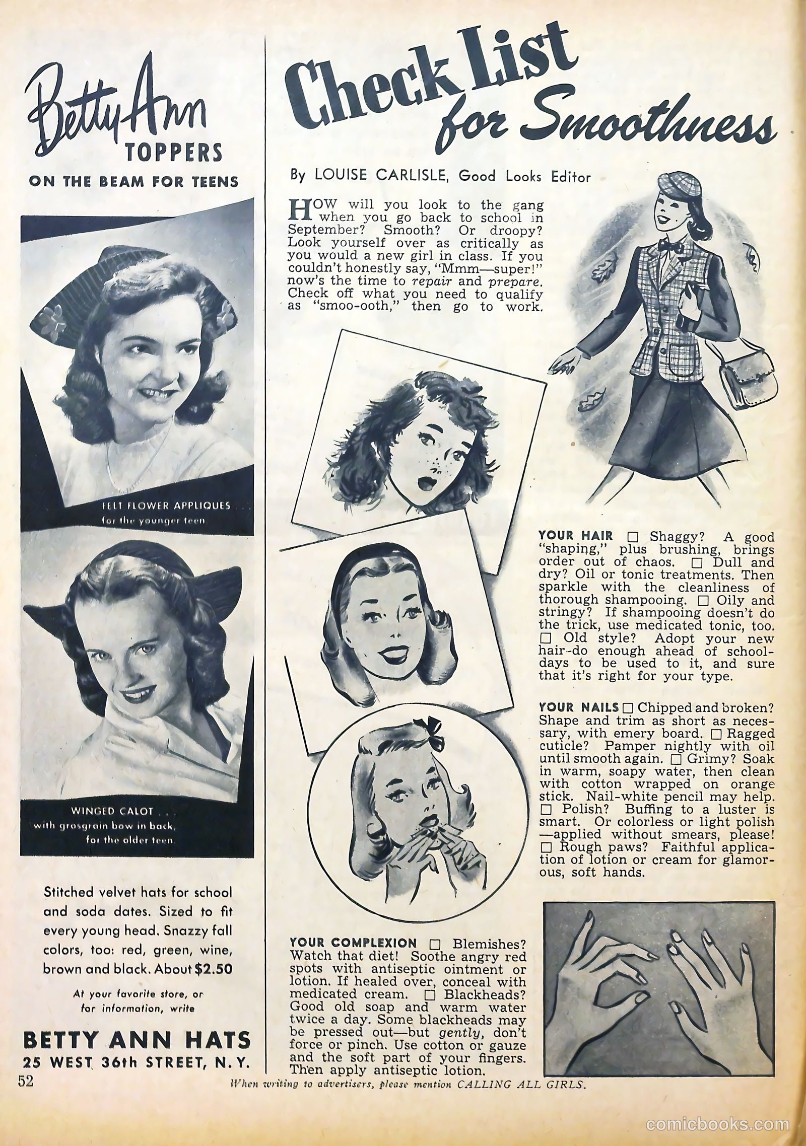 Calling All Girls #32 (1957) — page 54 of 70