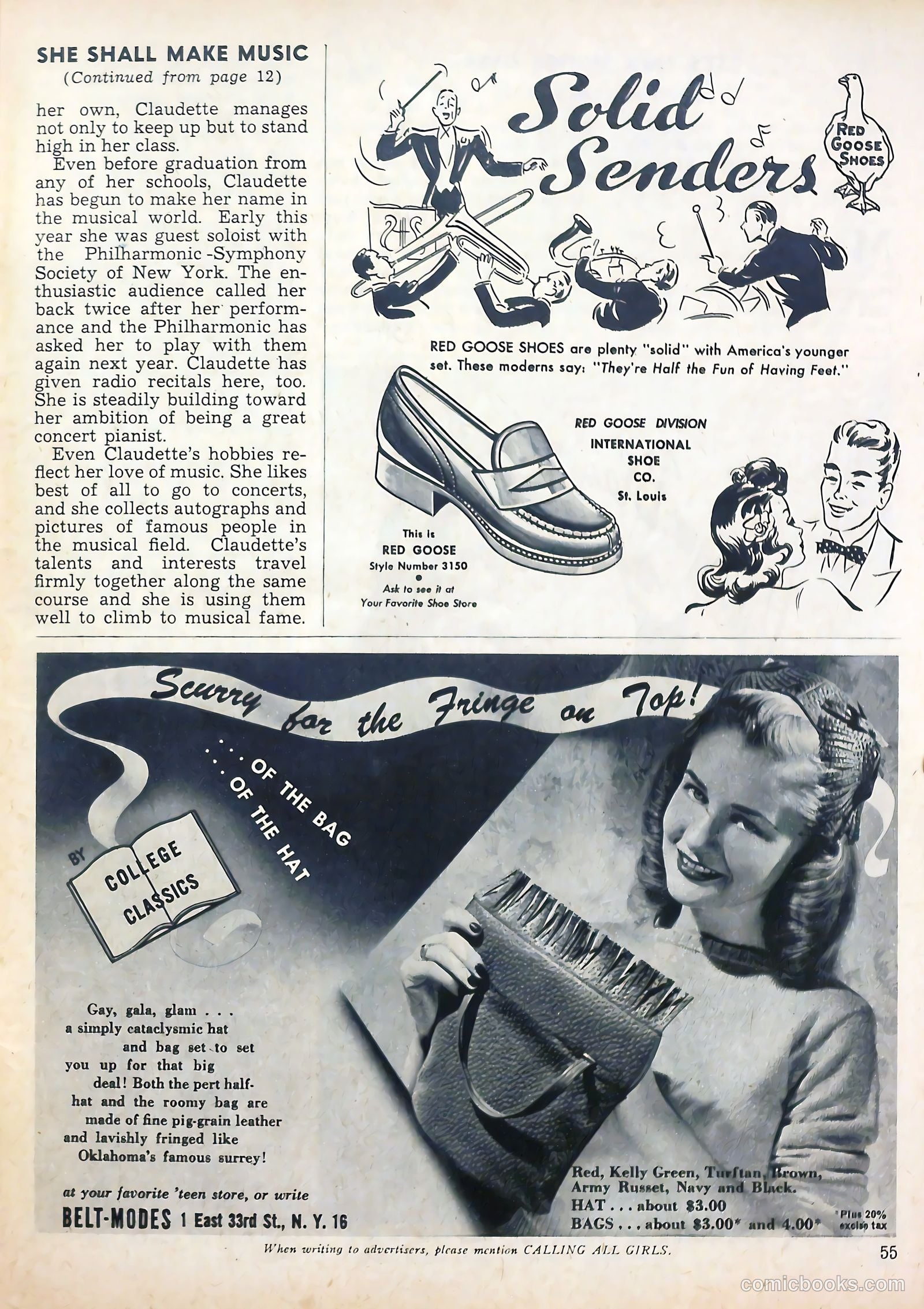 Calling All Girls #32 (1957) — page 57 of 70