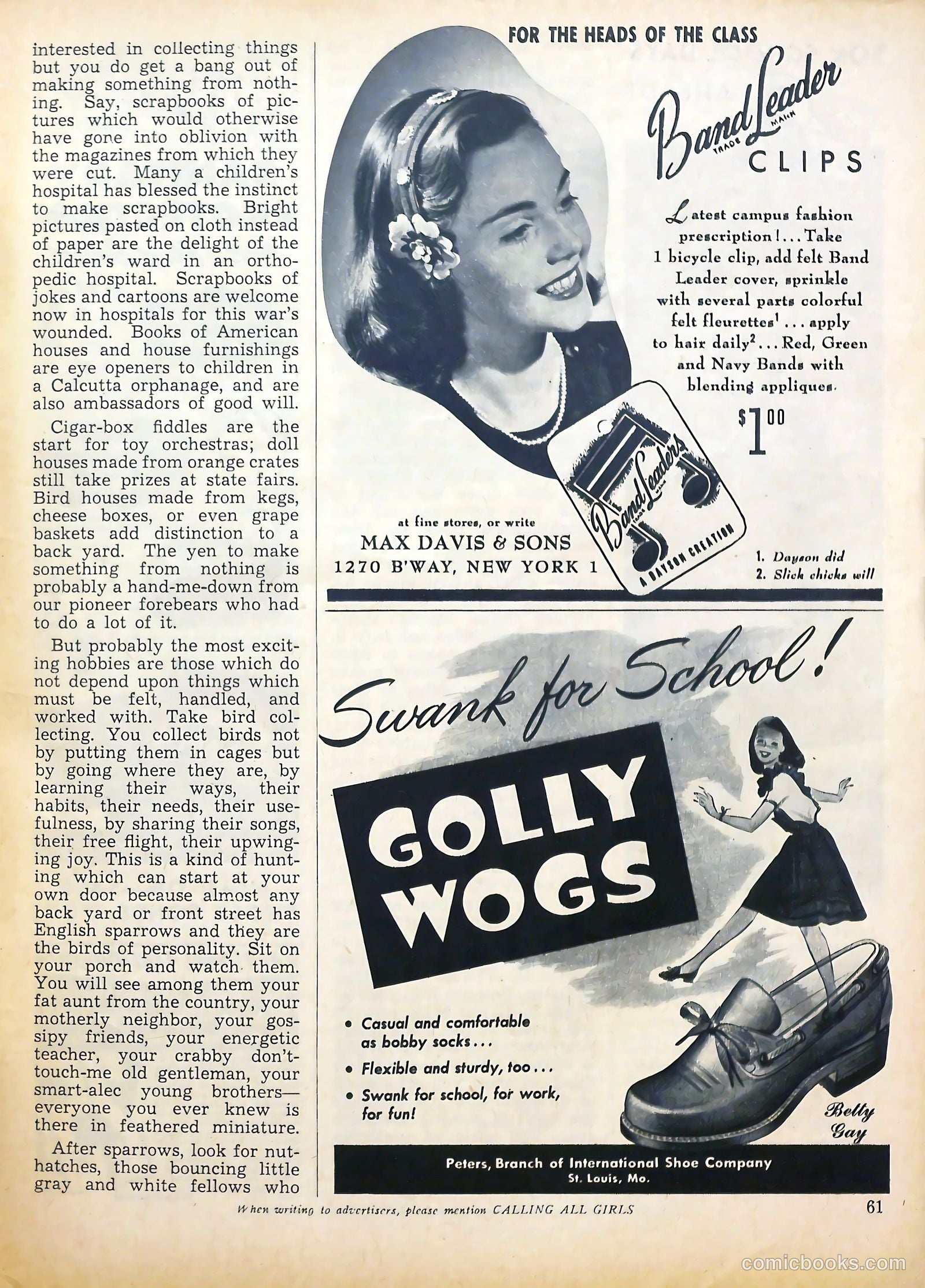Calling All Girls #32 (1957) — page 63 of 70