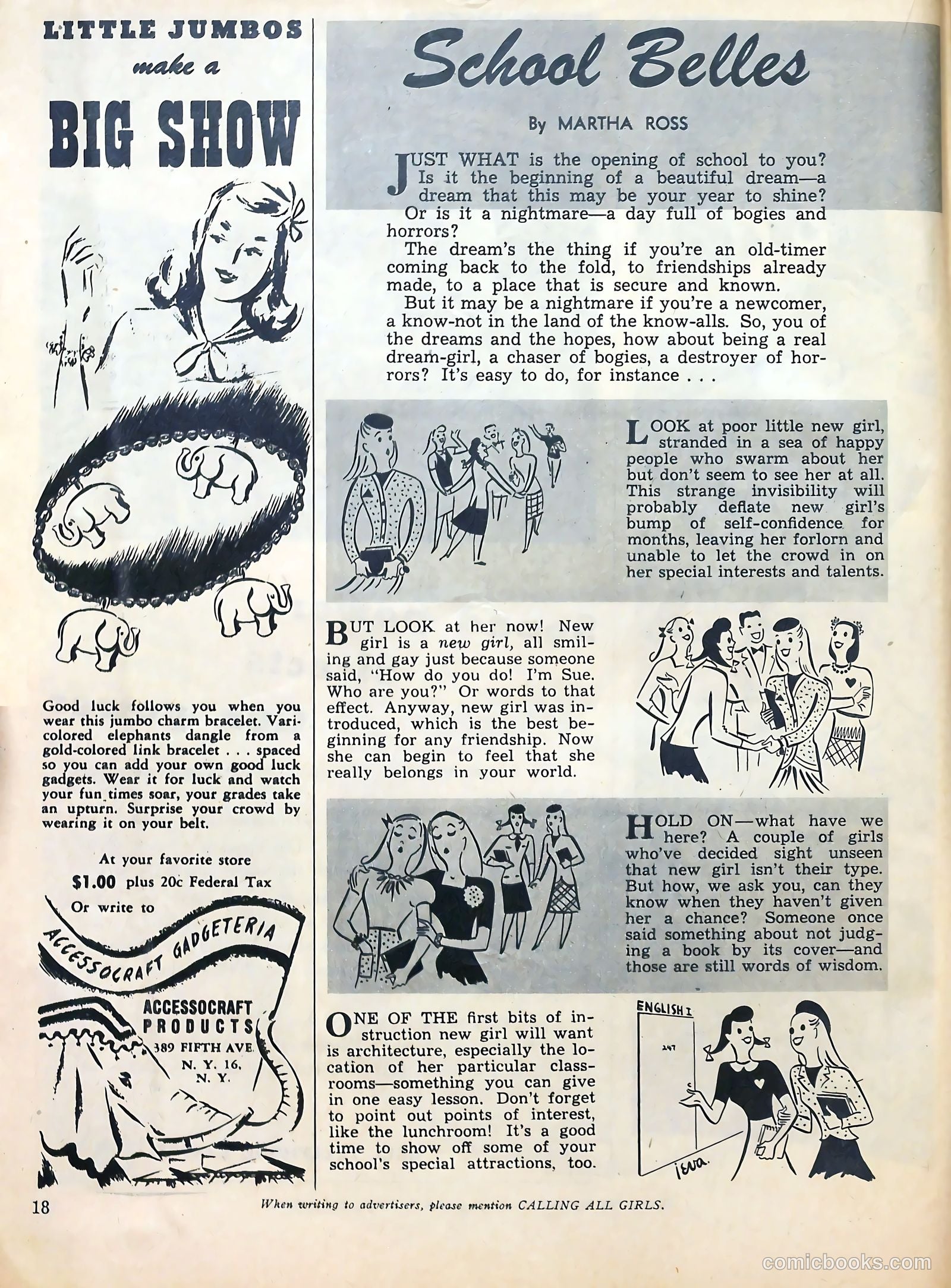Calling All Girls #33 (1957) — page 19 of 70