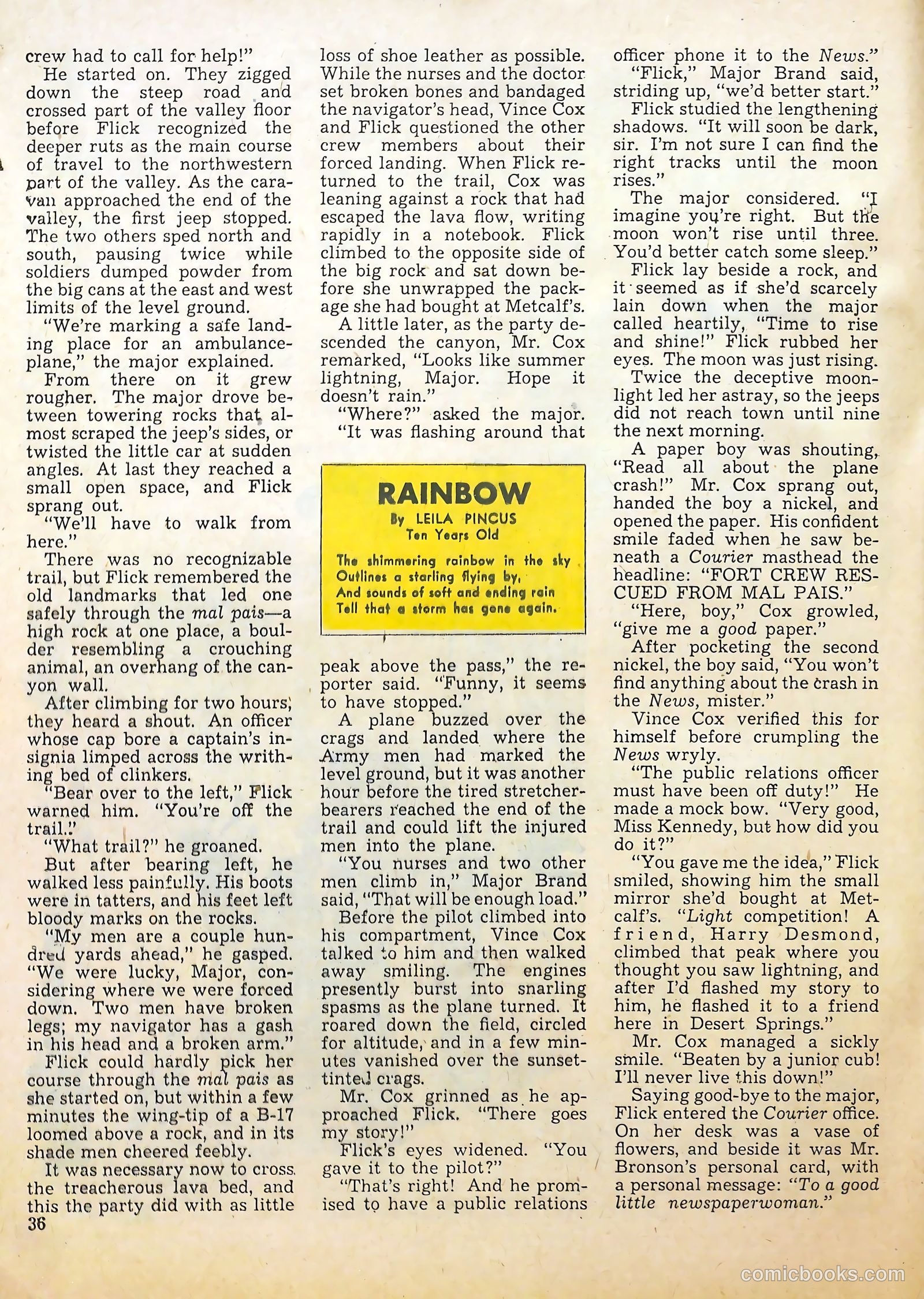 Calling All Girls #33 (1957) — page 37 of 70