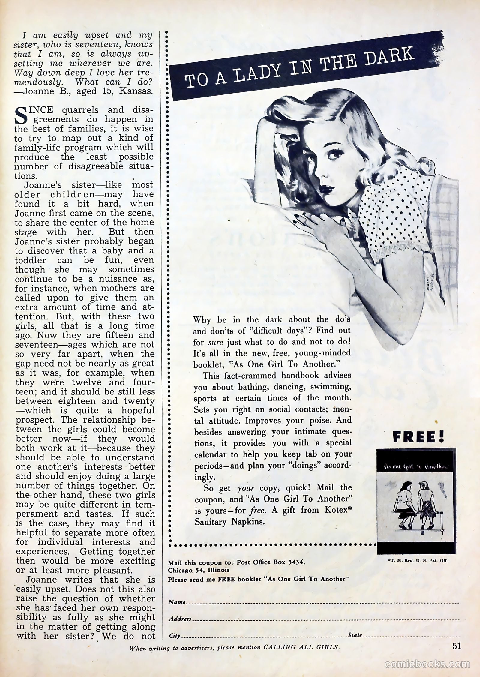 Calling All Girls #34 (1957) — page 51 of 68