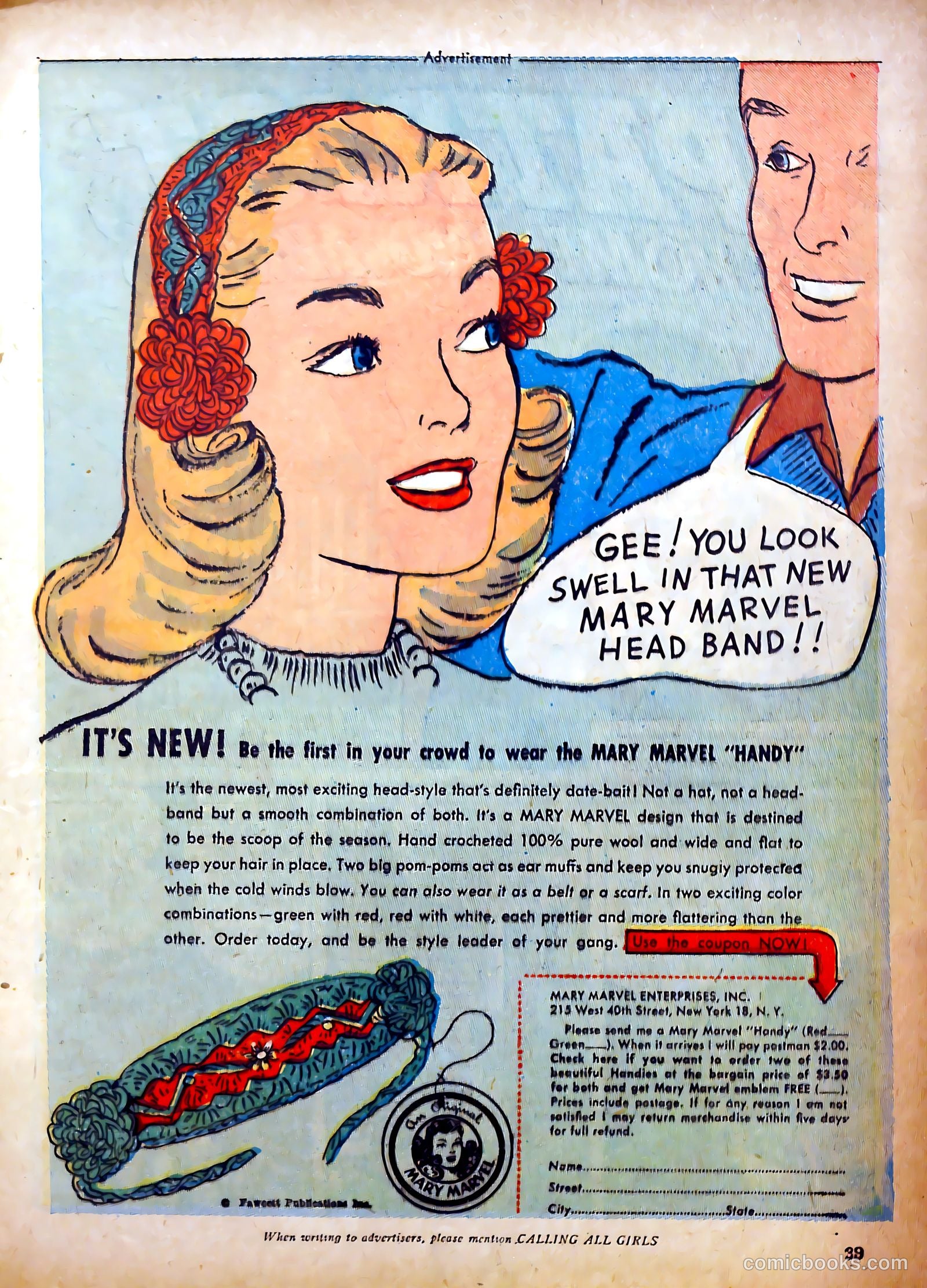 Calling All Girls #35 (1957) — page 39 of 68