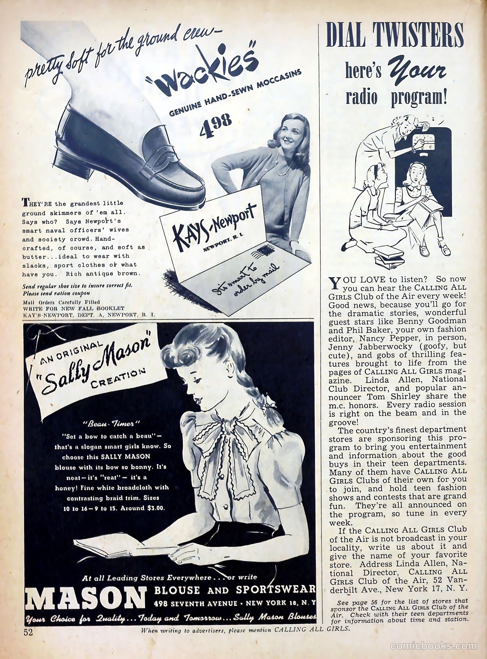 Calling All Girls #35 (1957) — page 52 of 68