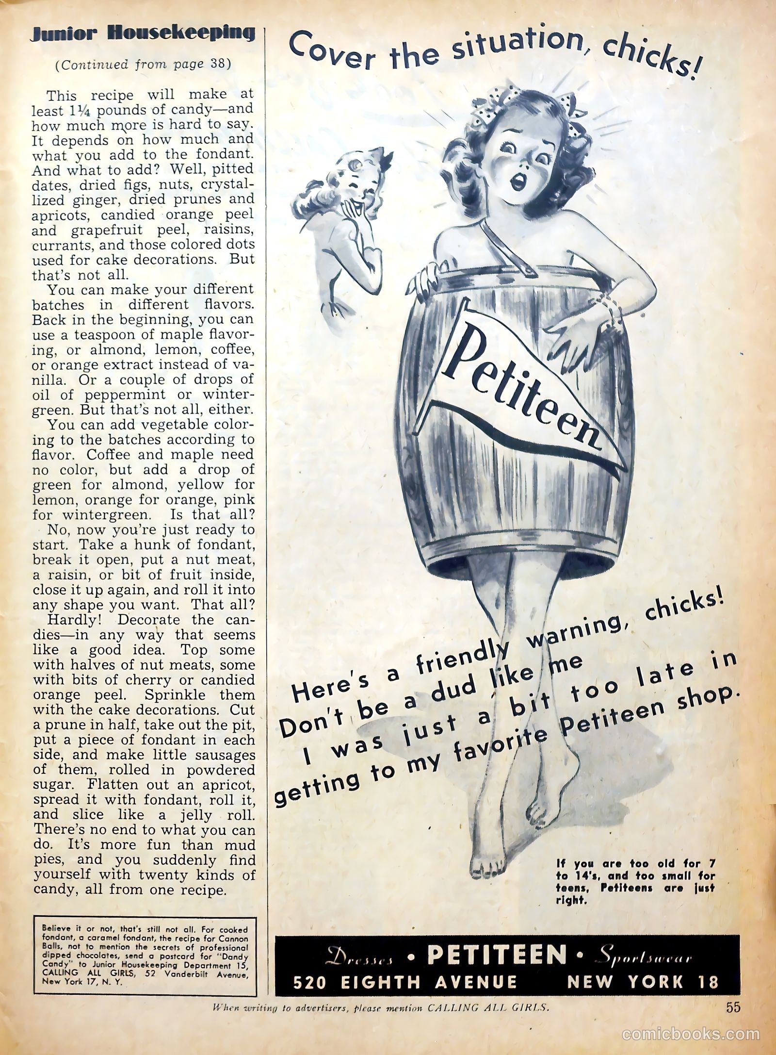 Calling All Girls #35 (1957) — page 55 of 68