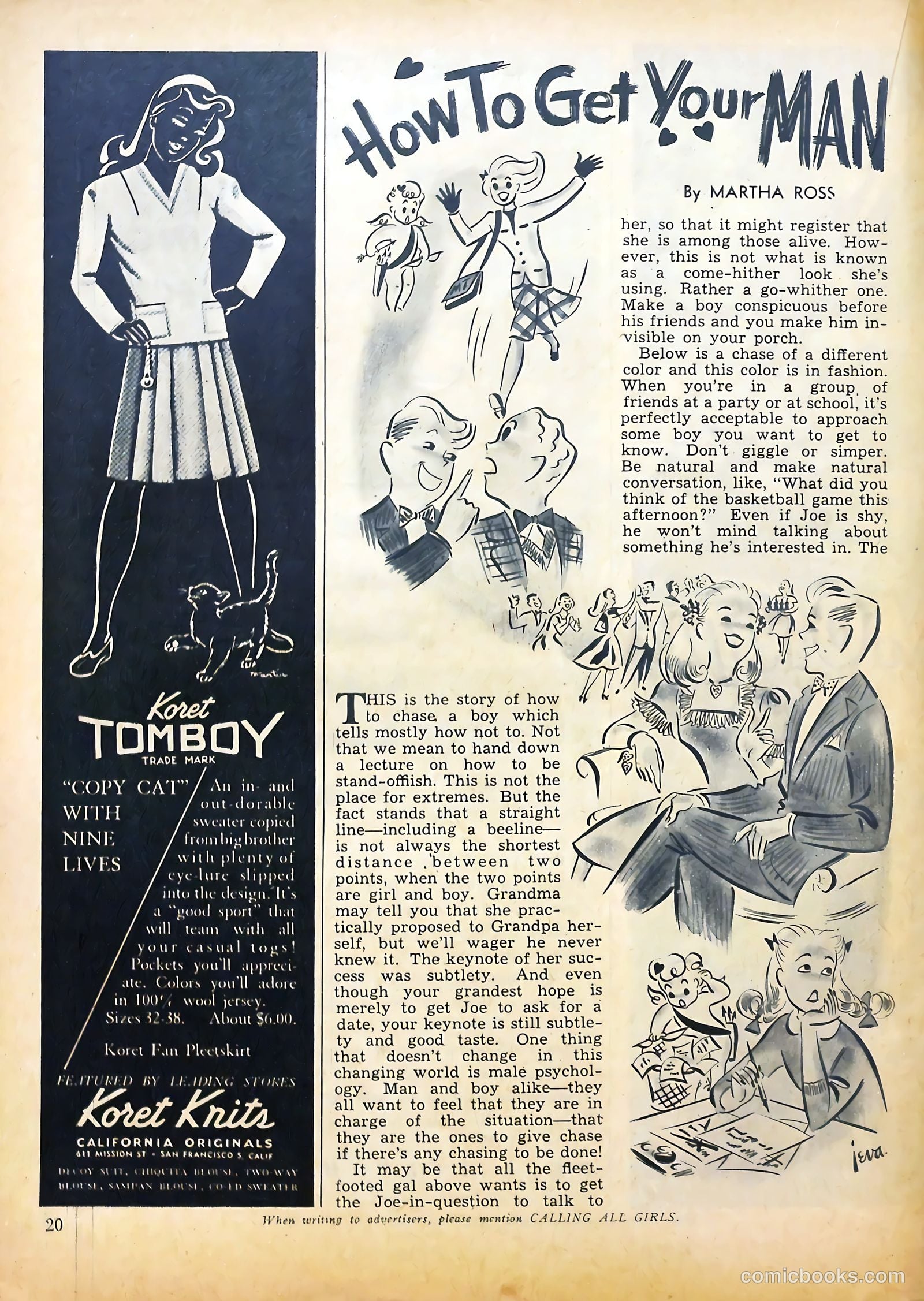 Calling All Girls #36 (1957) — page 20 of 68