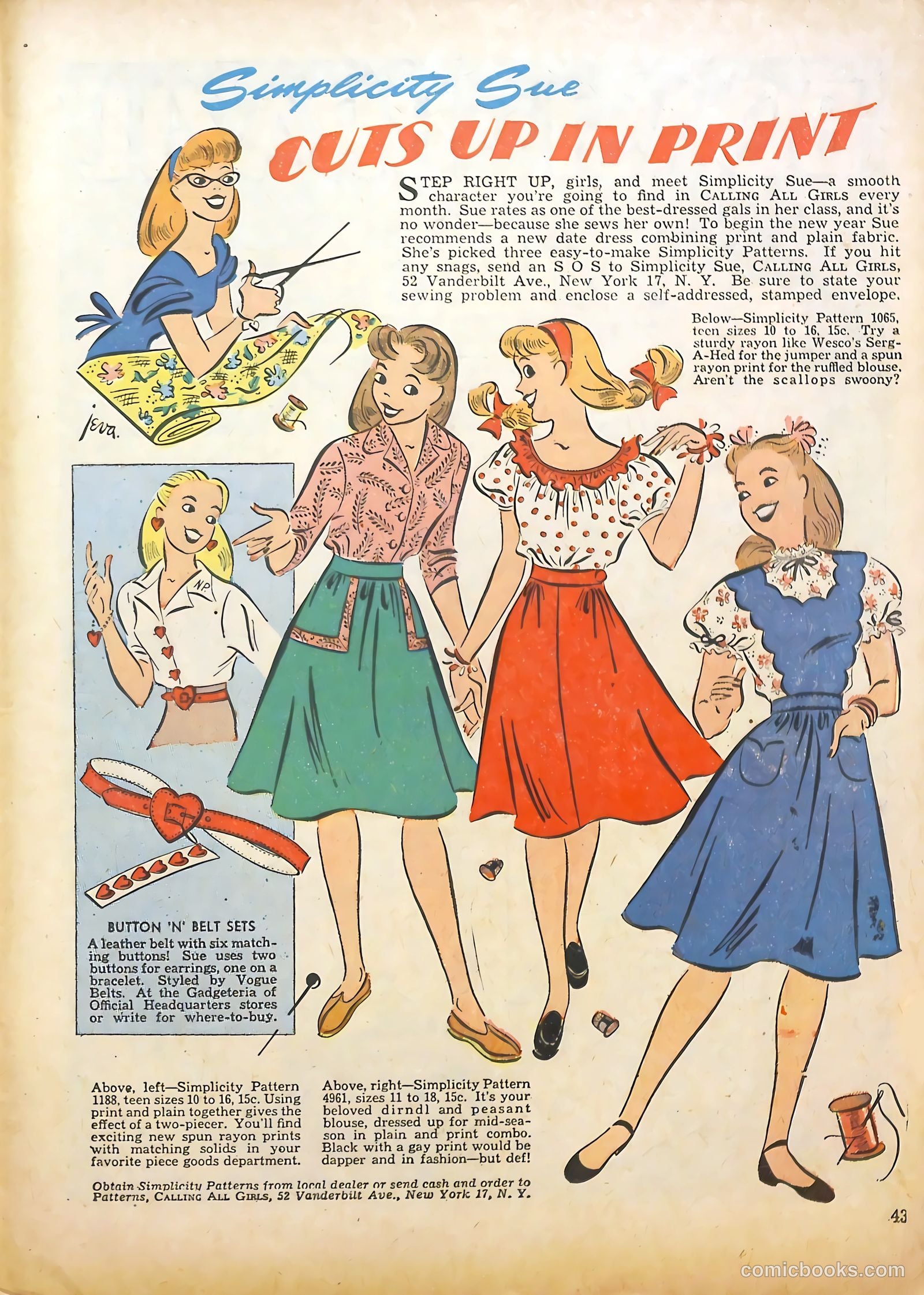 Calling All Girls #36 (1957) — page 43 of 68