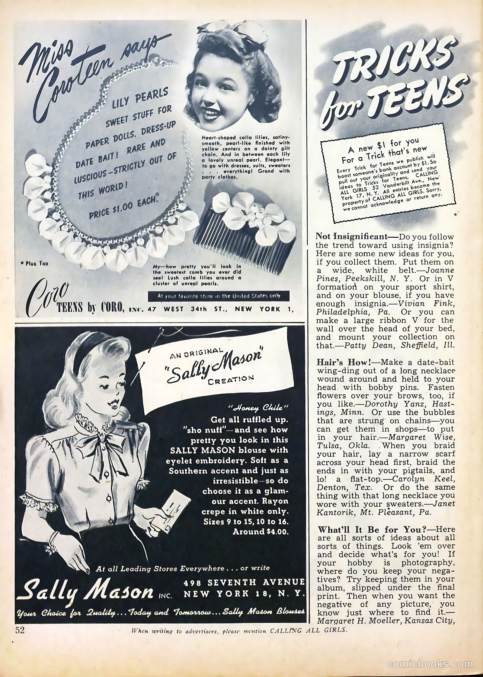 Calling All Girls #36 (1957) — page 52 of 68