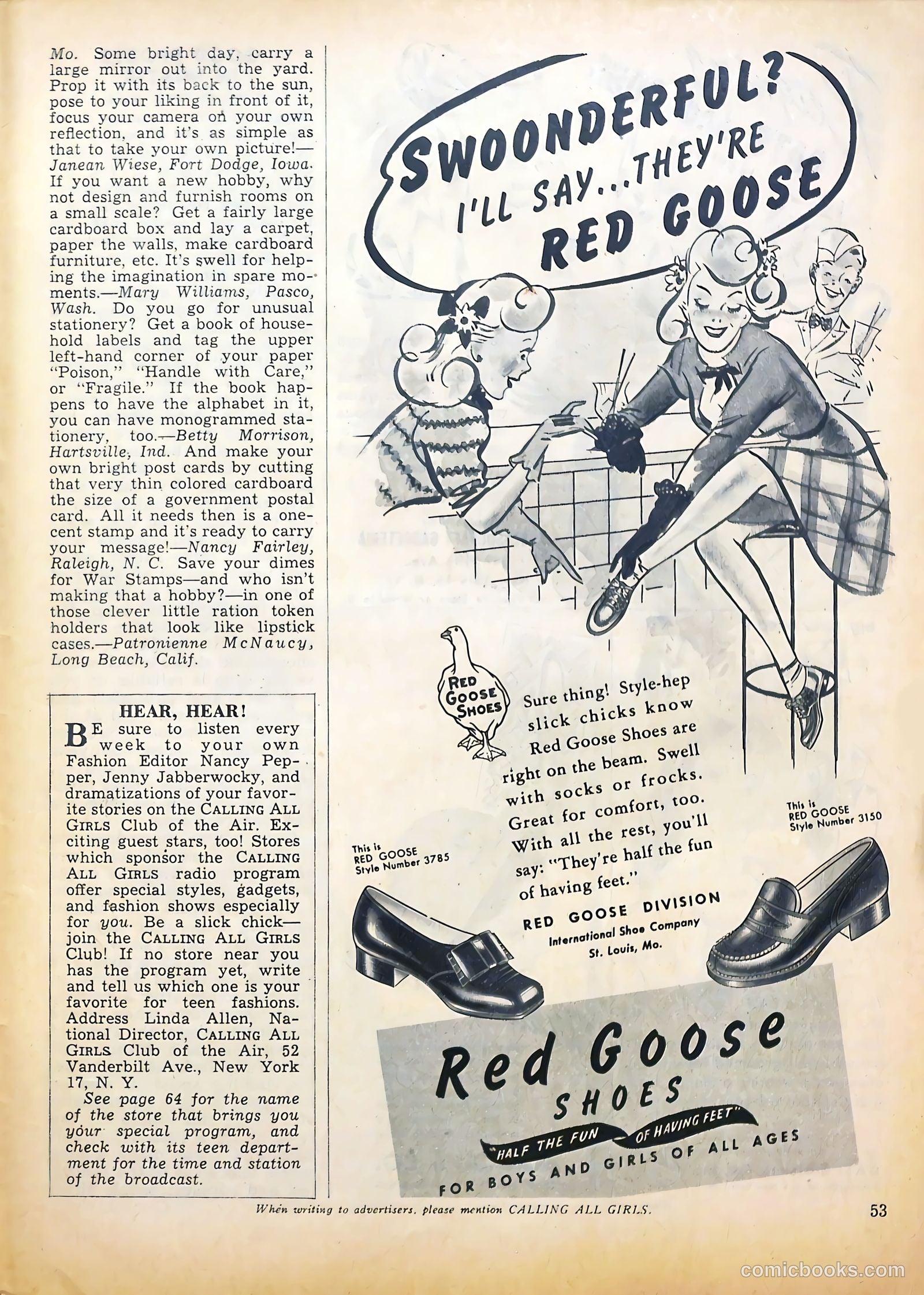 Calling All Girls #36 (1957) — page 53 of 68
