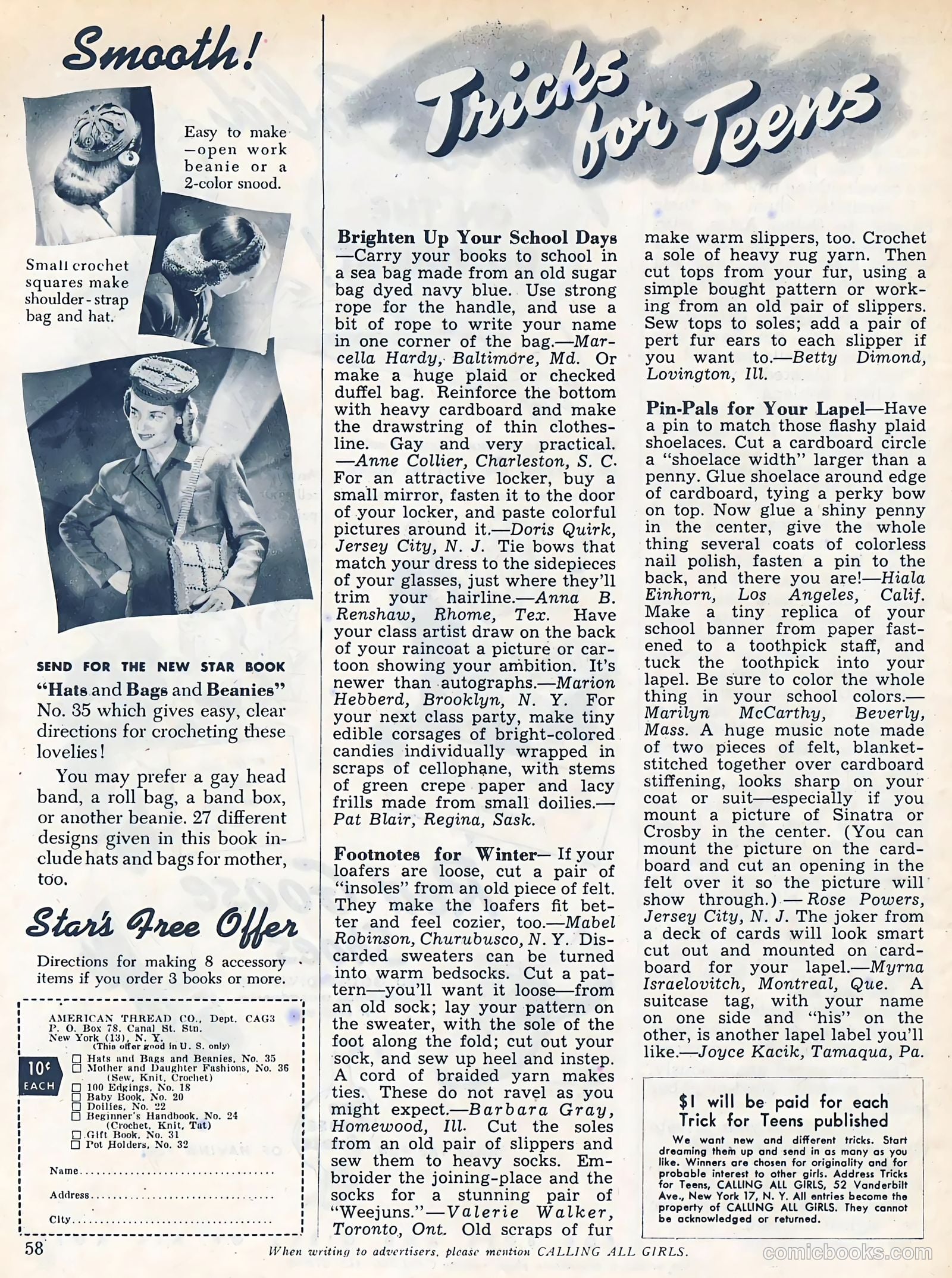 Calling All Girls #37 (1958) — page 58 of 74