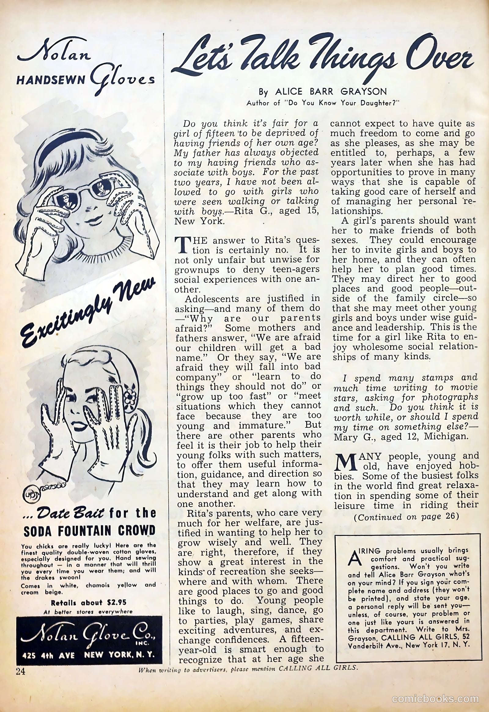 Calling All Girls #38 (1958) — page 24 of 68