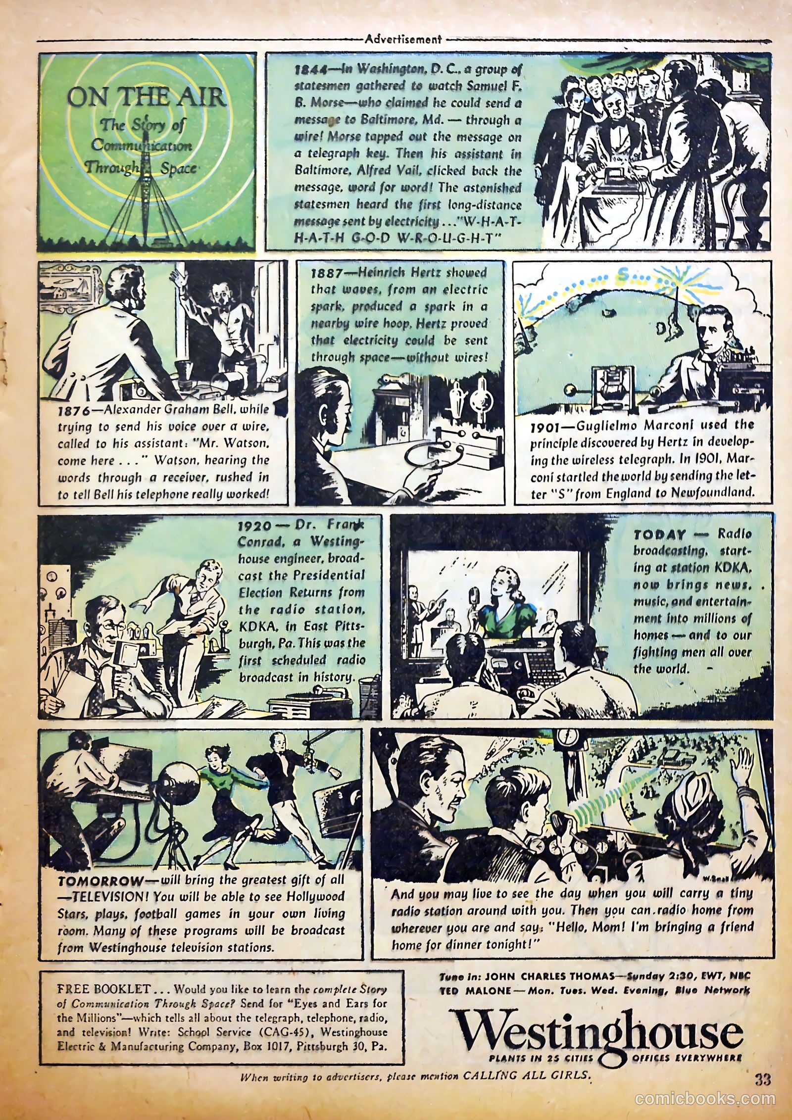 Calling All Girls #38 (1958) — page 33 of 68