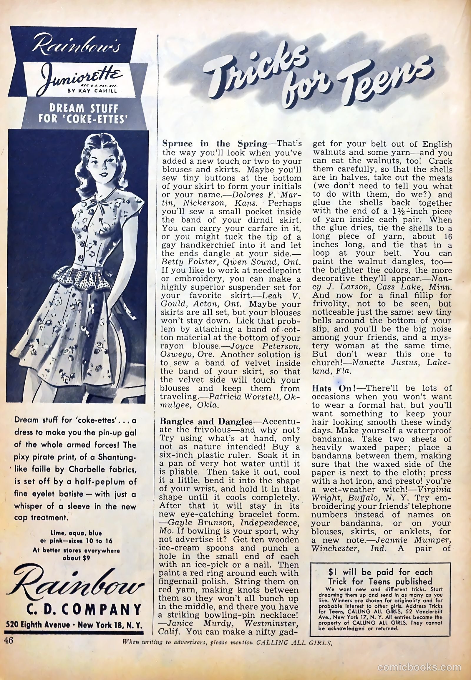 Calling All Girls #38 (1958) — page 46 of 68