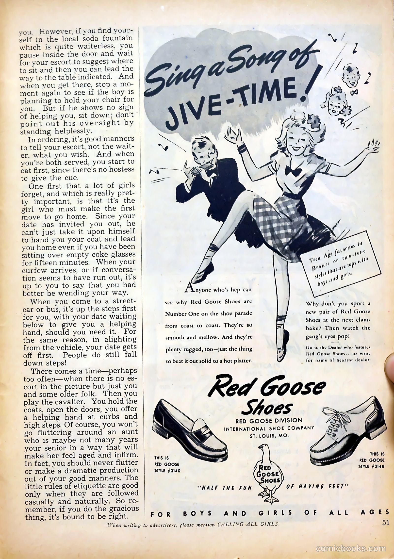 Calling All Girls #38 (1958) — page 51 of 68