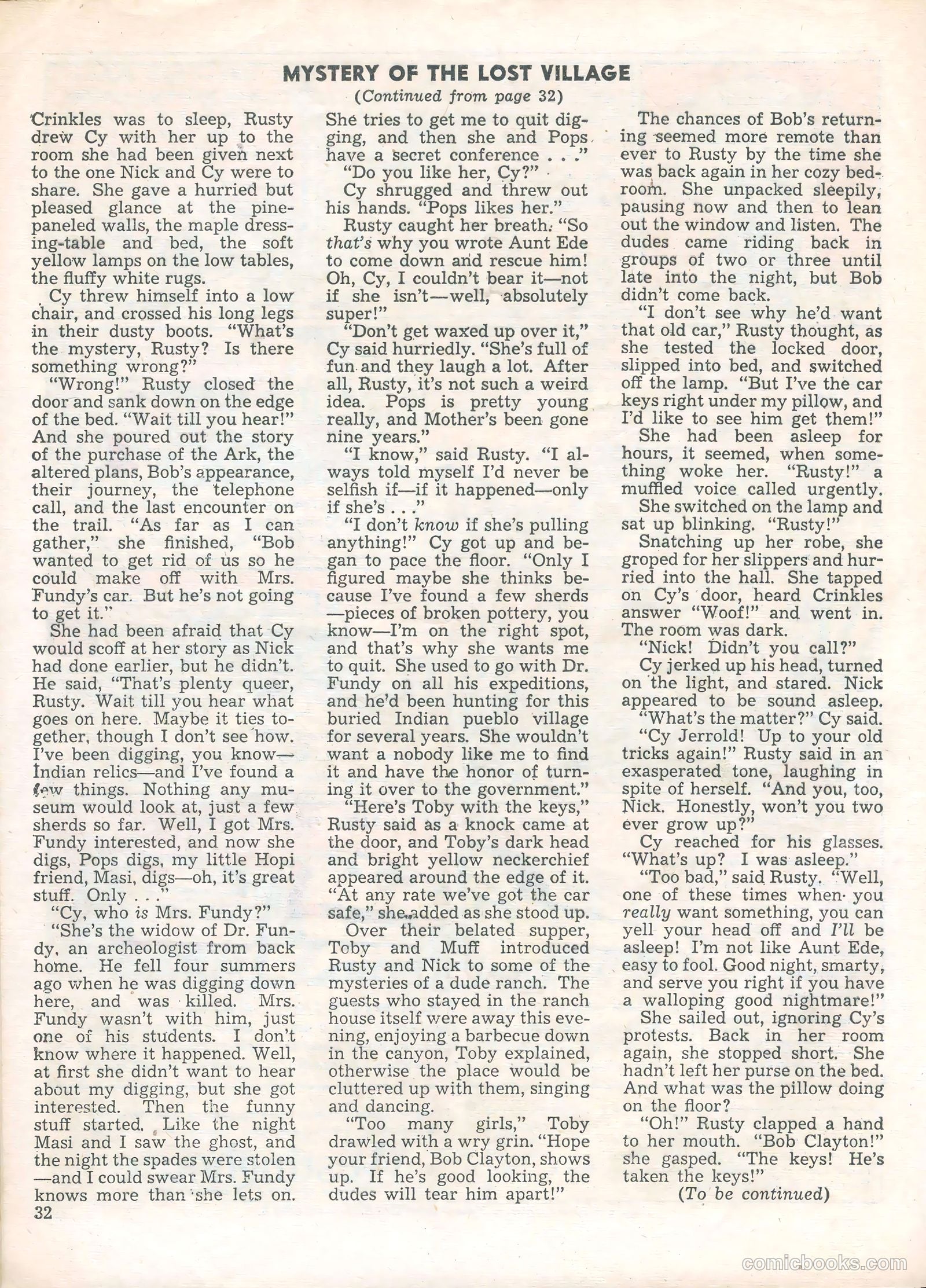 Calling All Girls #39 (1958) — page 32 of 66