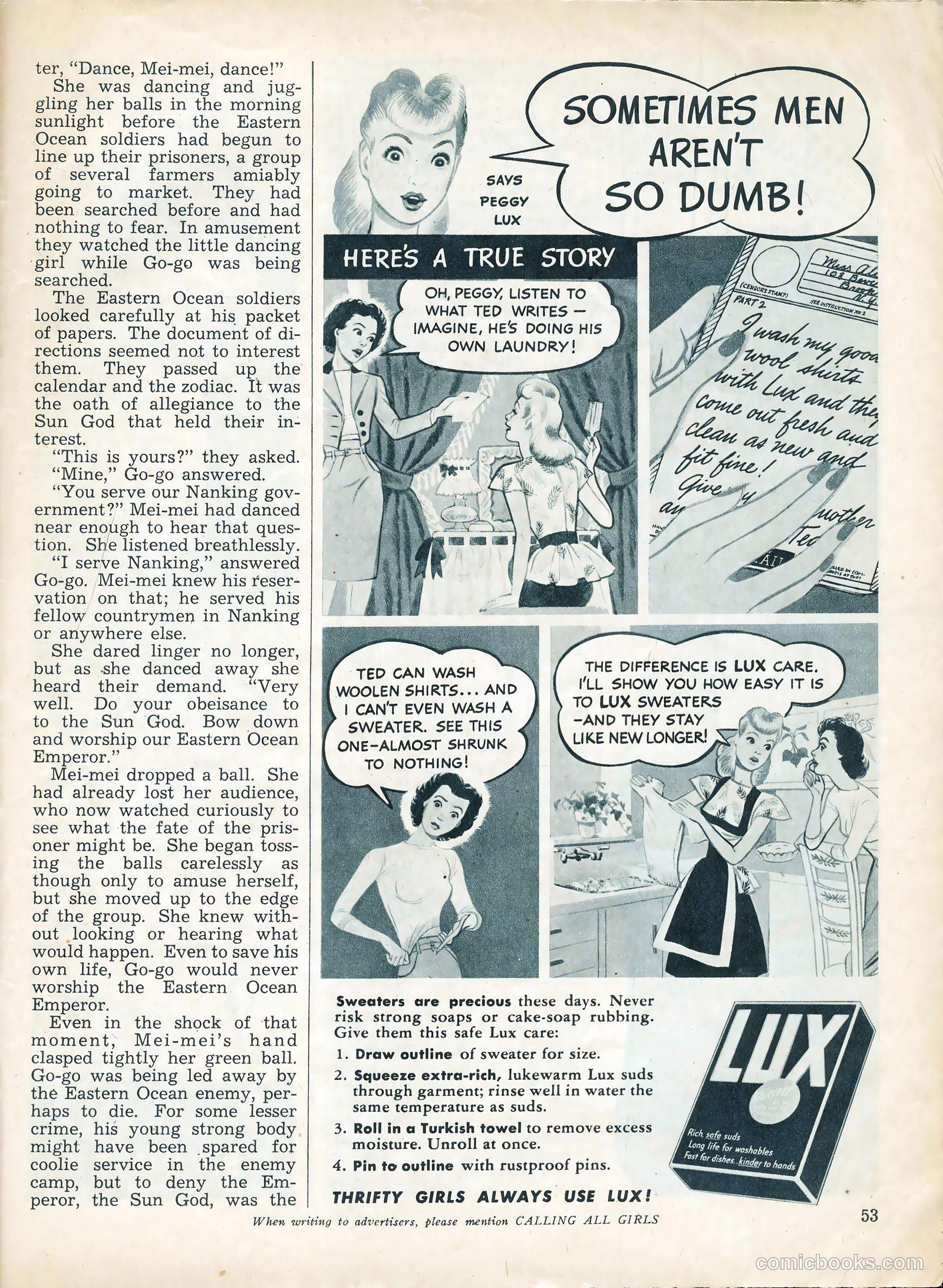 Calling All Girls #39 (1958) — page 53 of 66