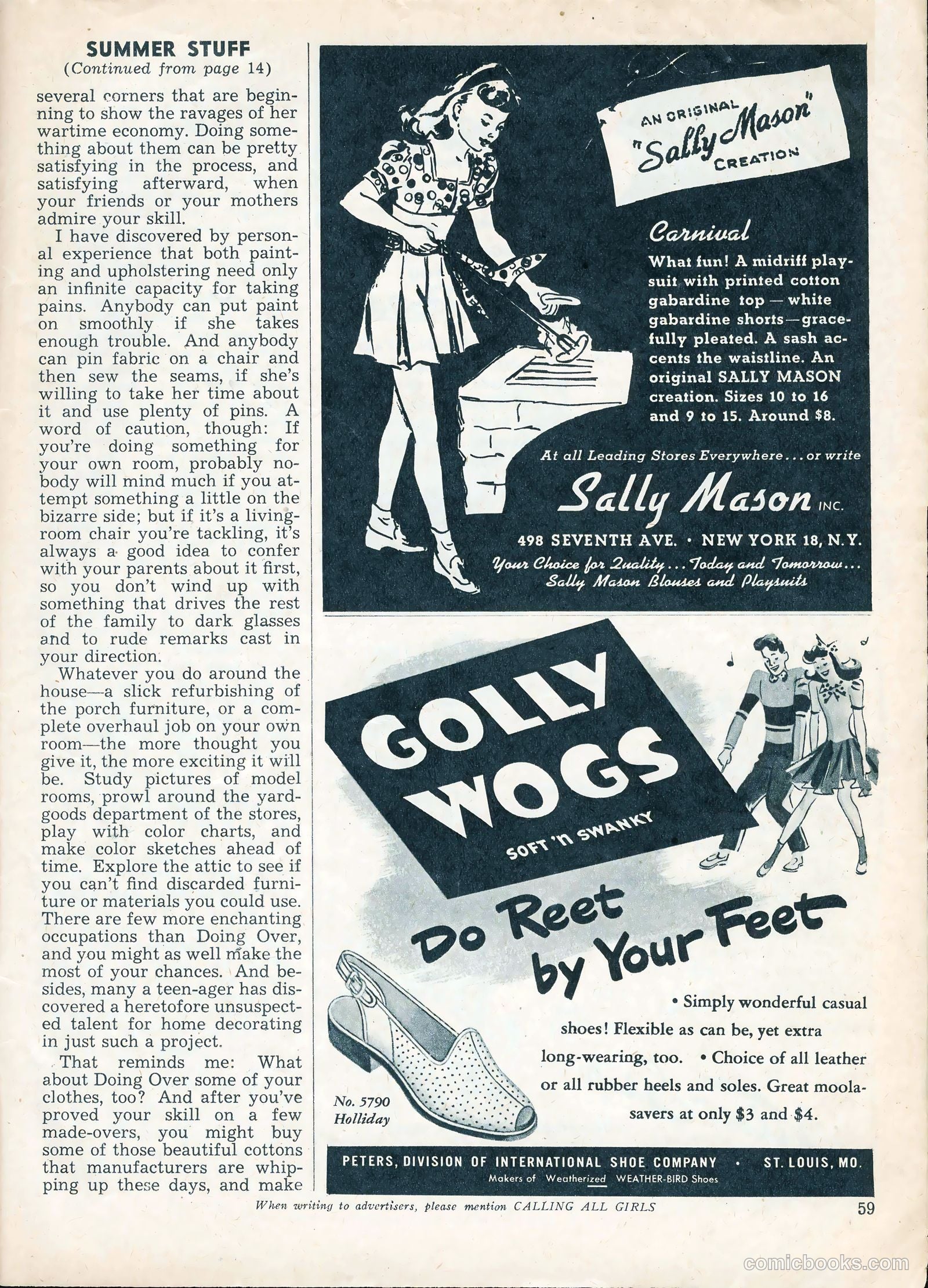 Calling All Girls #39 (1958) — page 59 of 66