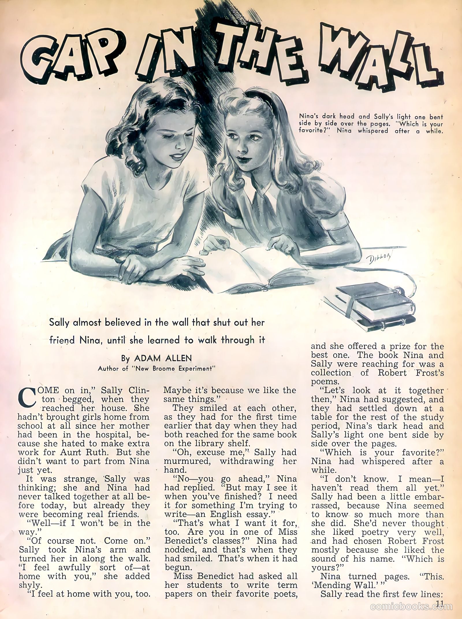 Calling All Girls #40 (1958) — page 11 of 60