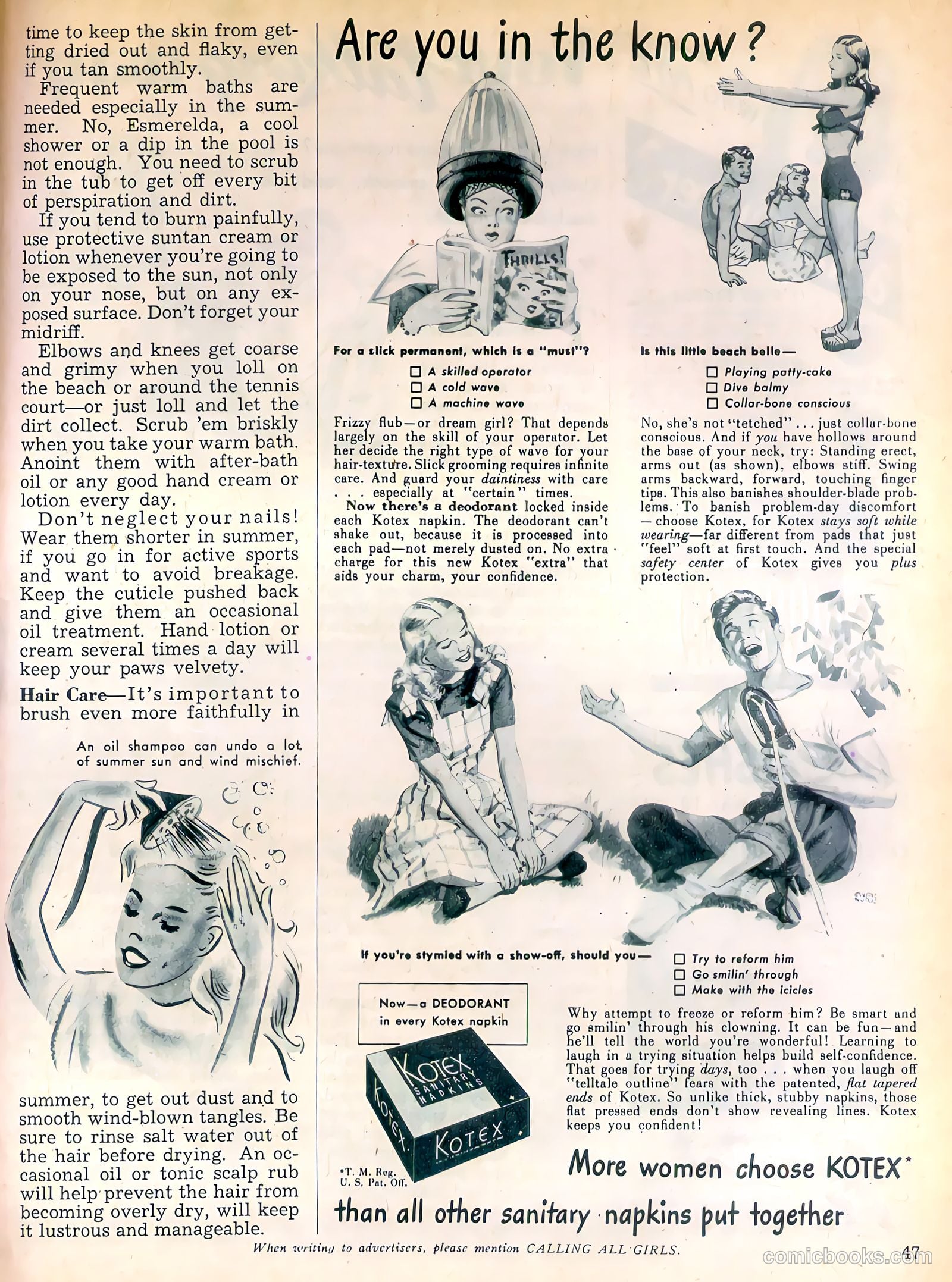 Calling All Girls #40 (1958) — page 47 of 60