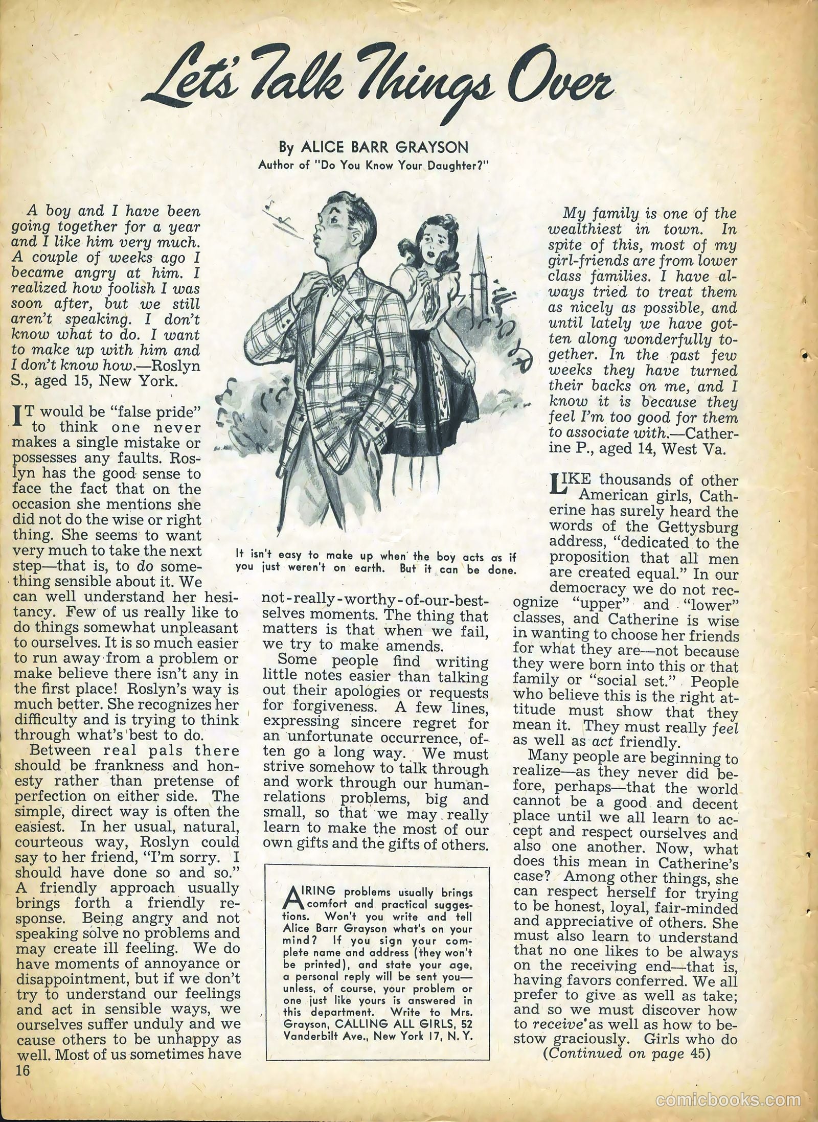 Calling All Girls #41 (1958) — page 16 of 60