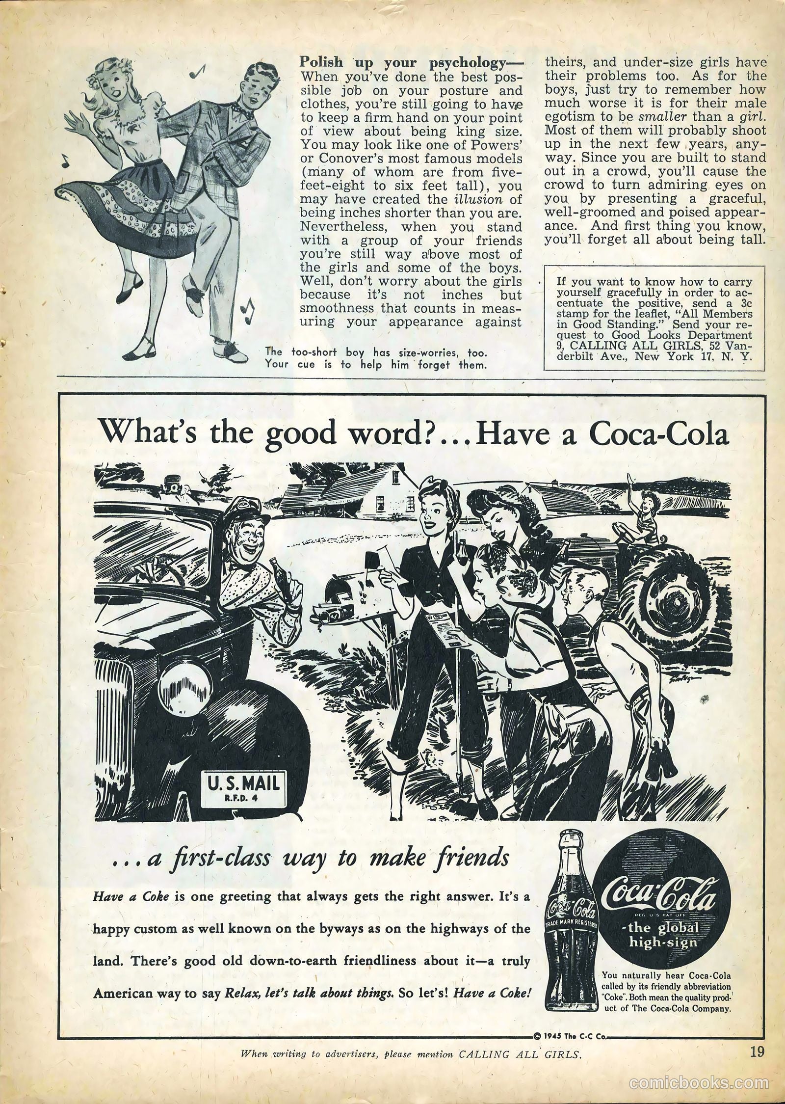 Calling All Girls #41 (1958) — page 19 of 60