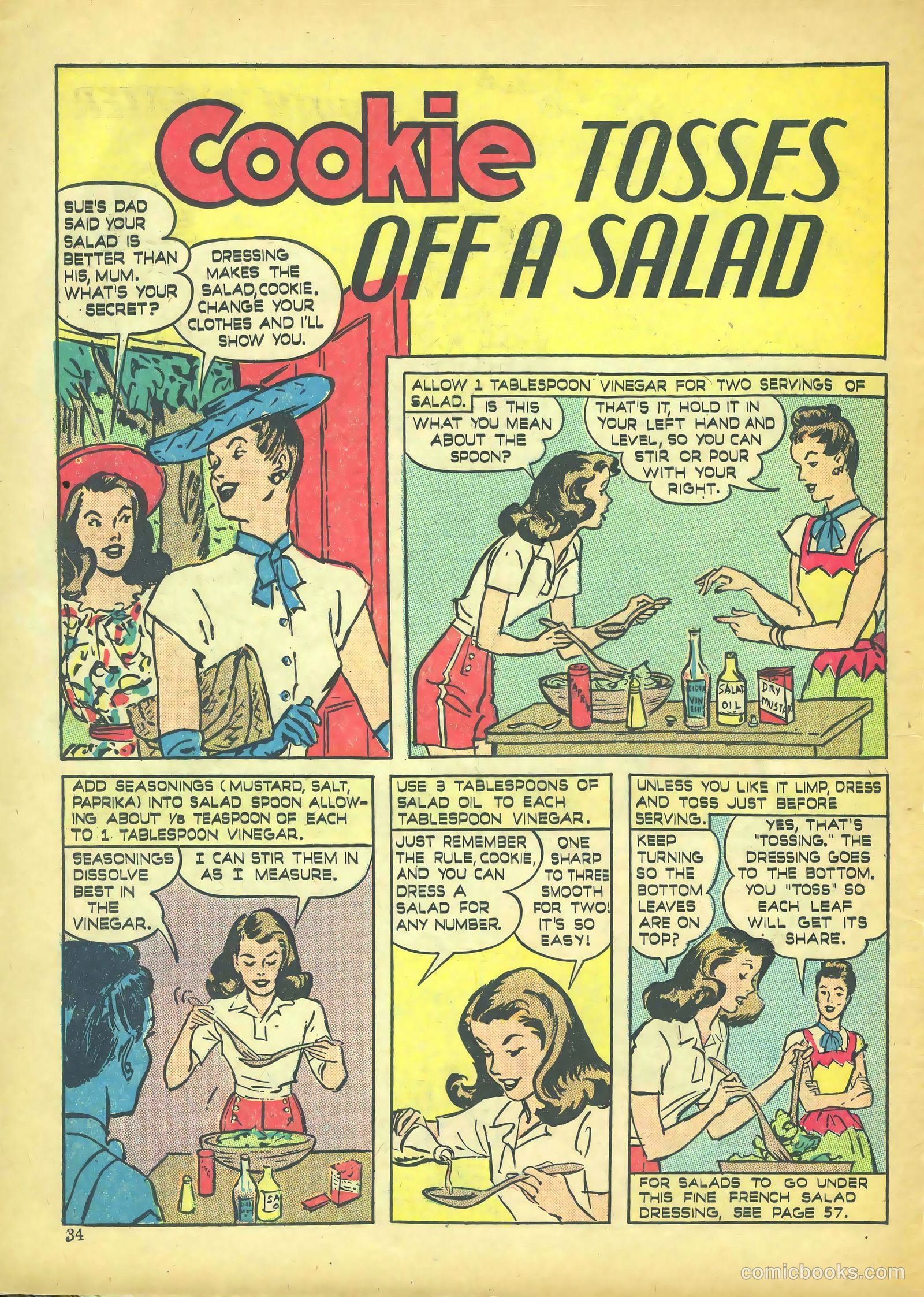 Calling All Girls #41 (1958) — page 34 of 60