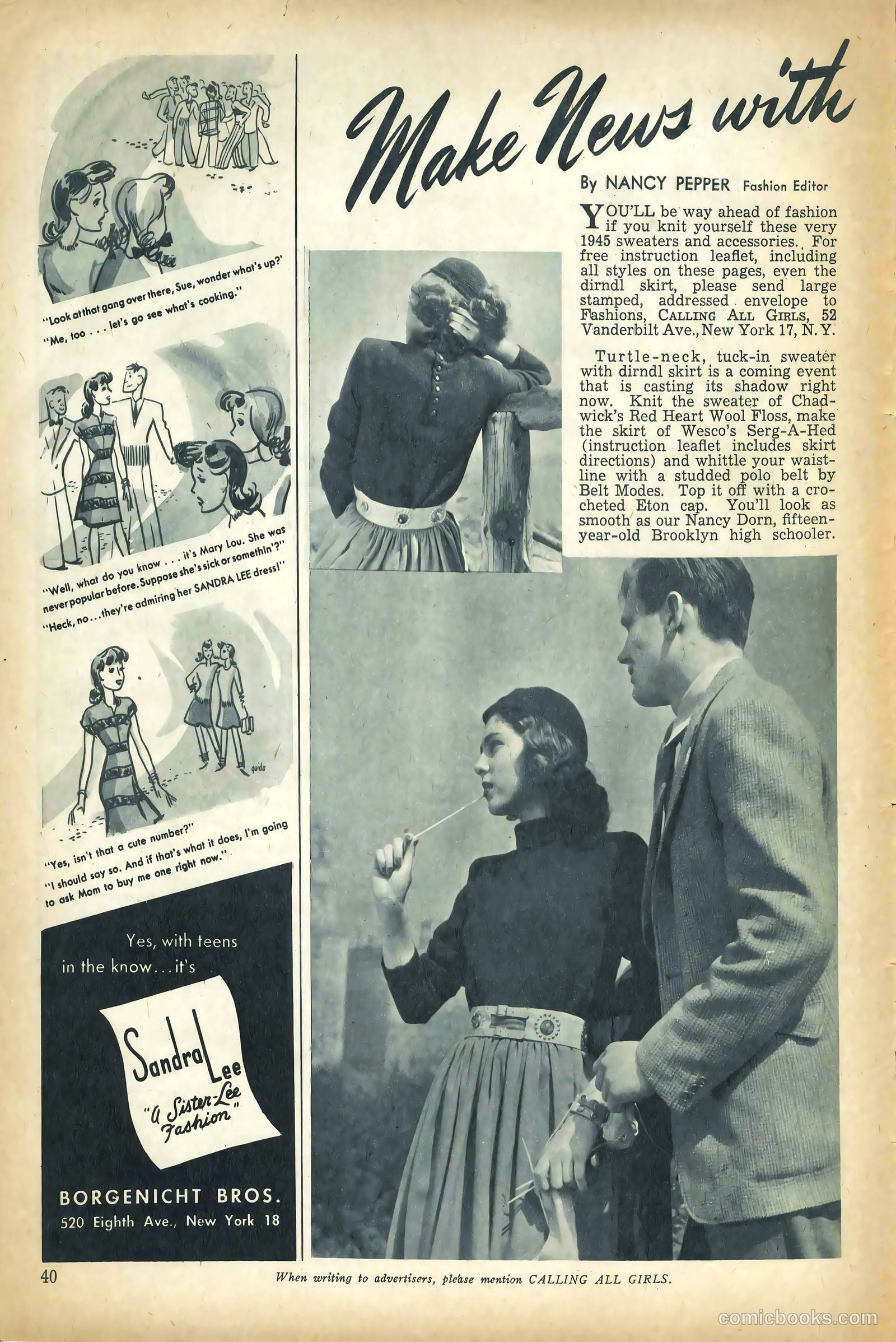 Calling All Girls #41 (1958) — page 40 of 60