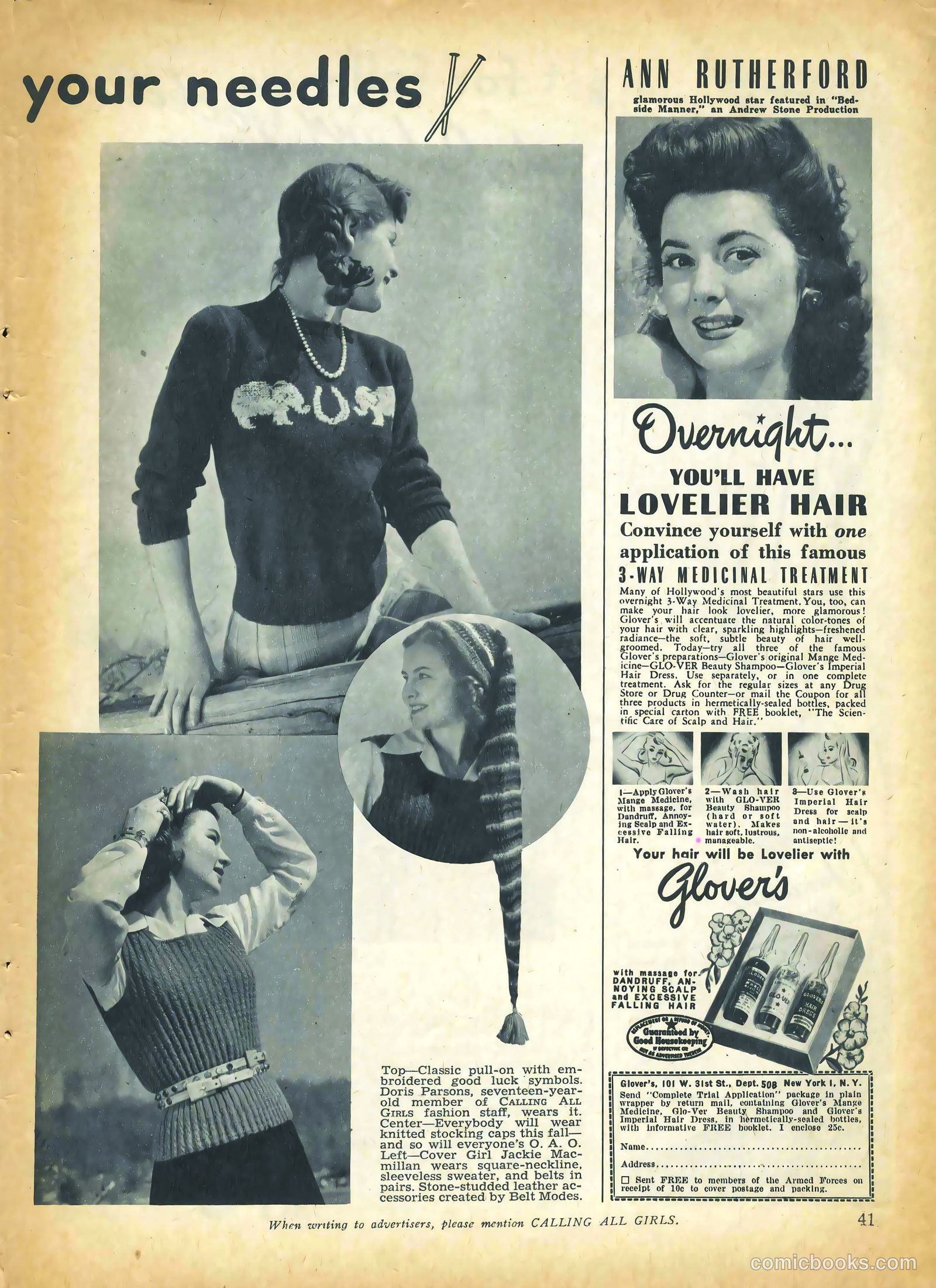 Calling All Girls #41 (1958) — page 41 of 60