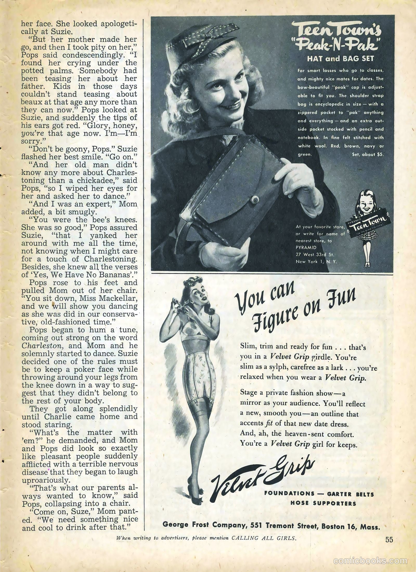 Calling All Girls #41 (1958) — page 55 of 60