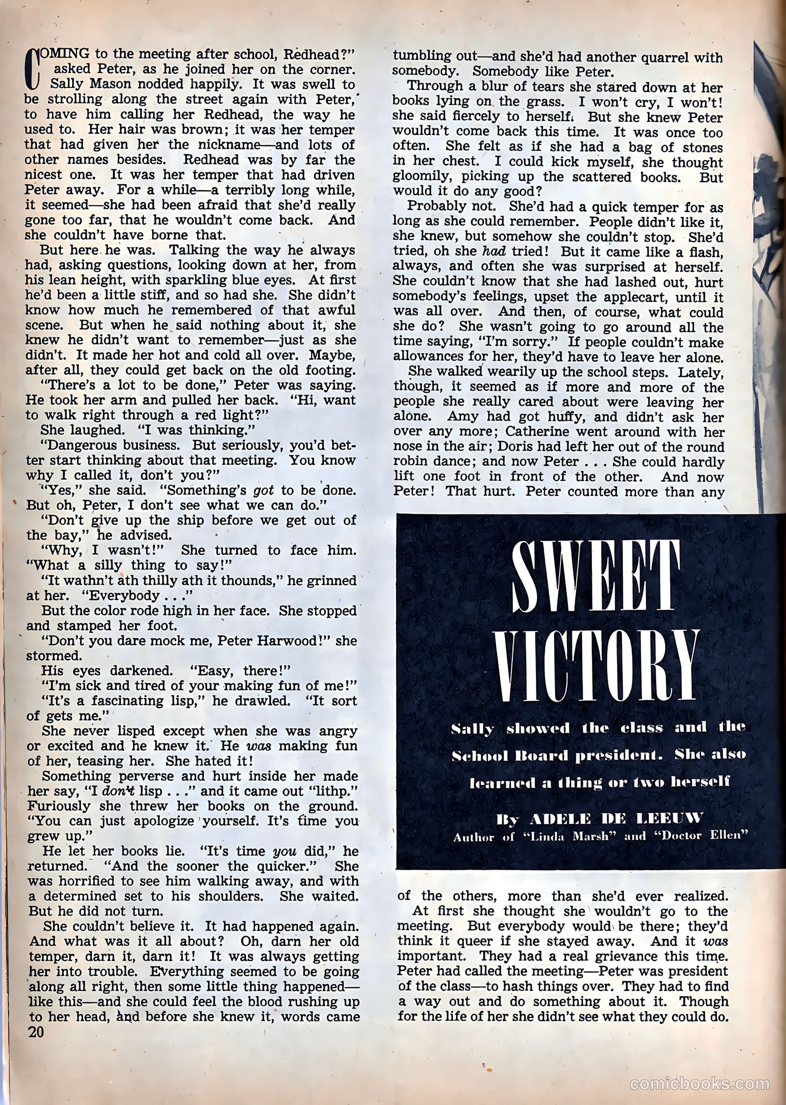 Calling All Girls #43 (1958) — page 20 of 84