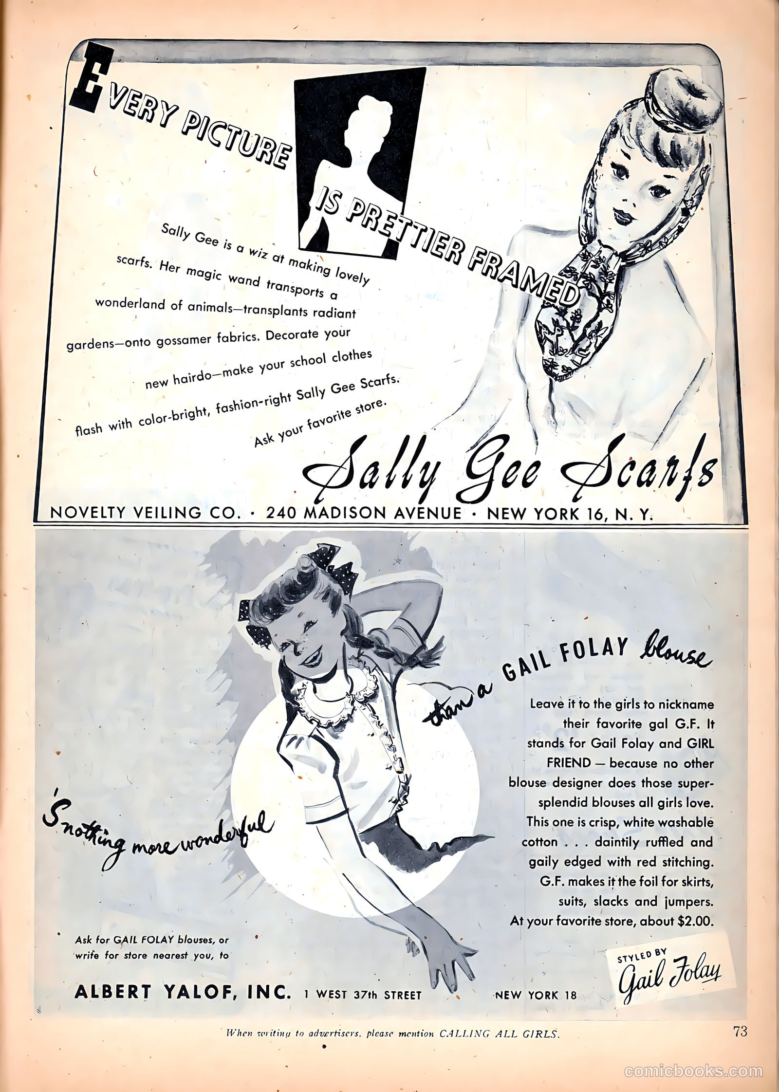 Calling All Girls #43 (1958) — page 73 of 84