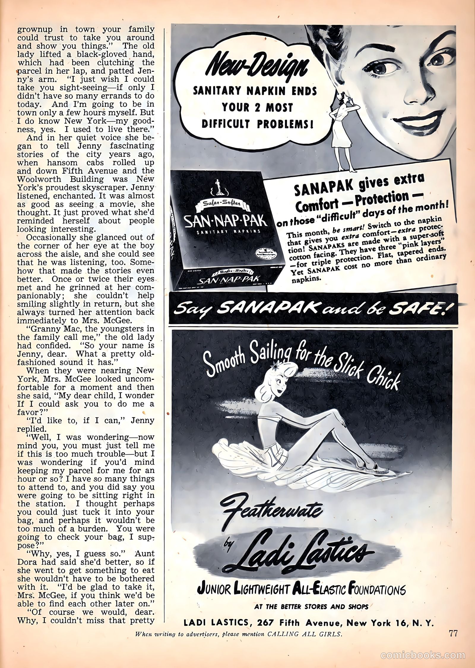 Calling All Girls #43 (1958) — page 77 of 84
