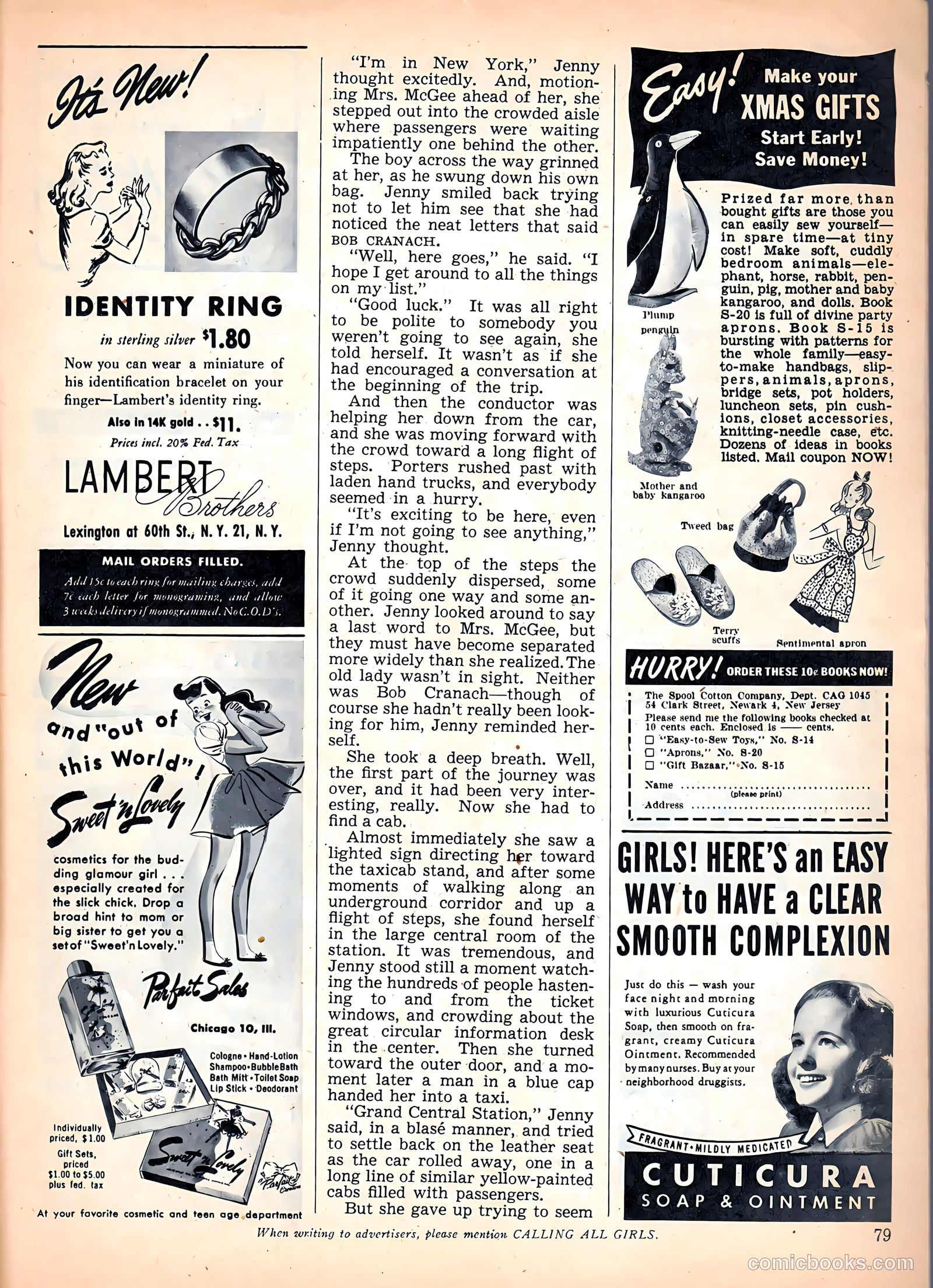 Calling All Girls #43 (1958) — page 79 of 84