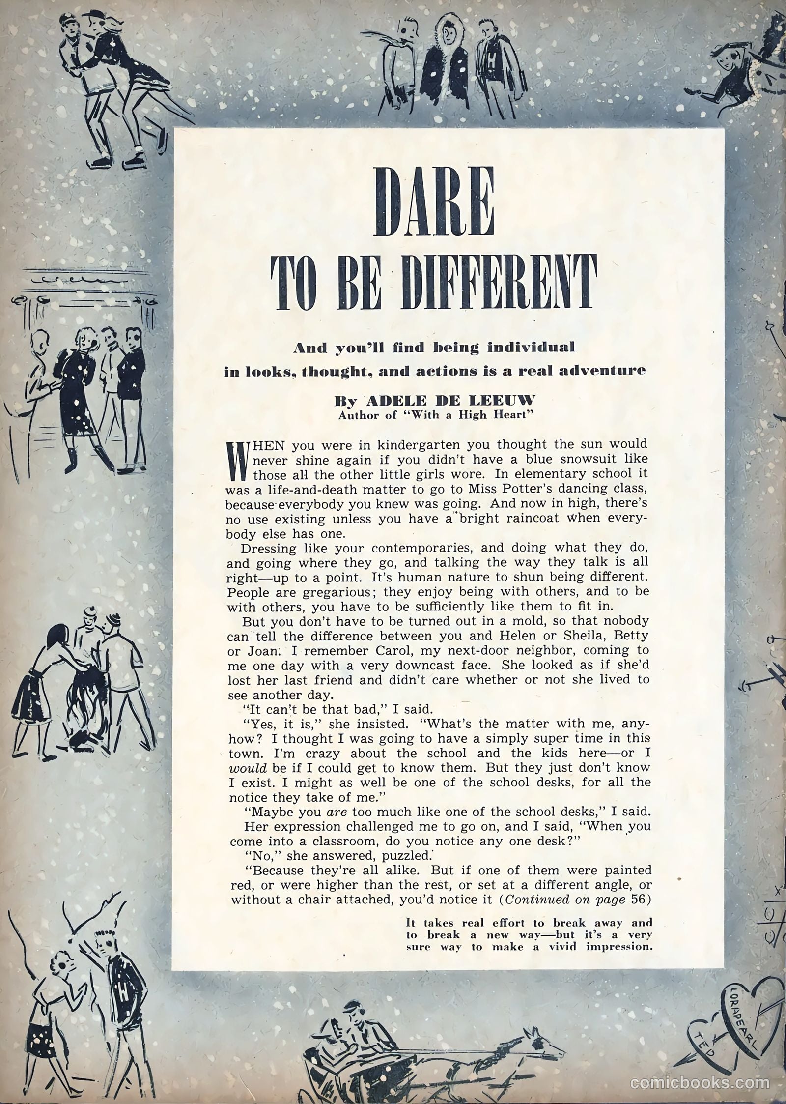 Calling All Girls #45 (1958) — page 19 of 68